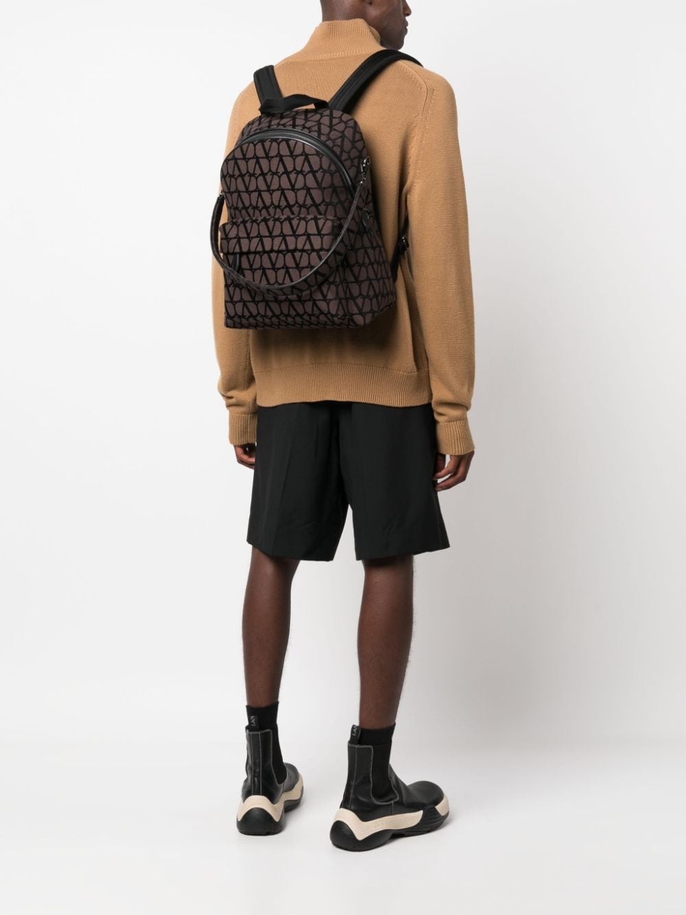 Toile Iconographe leather-trim backpack - 2