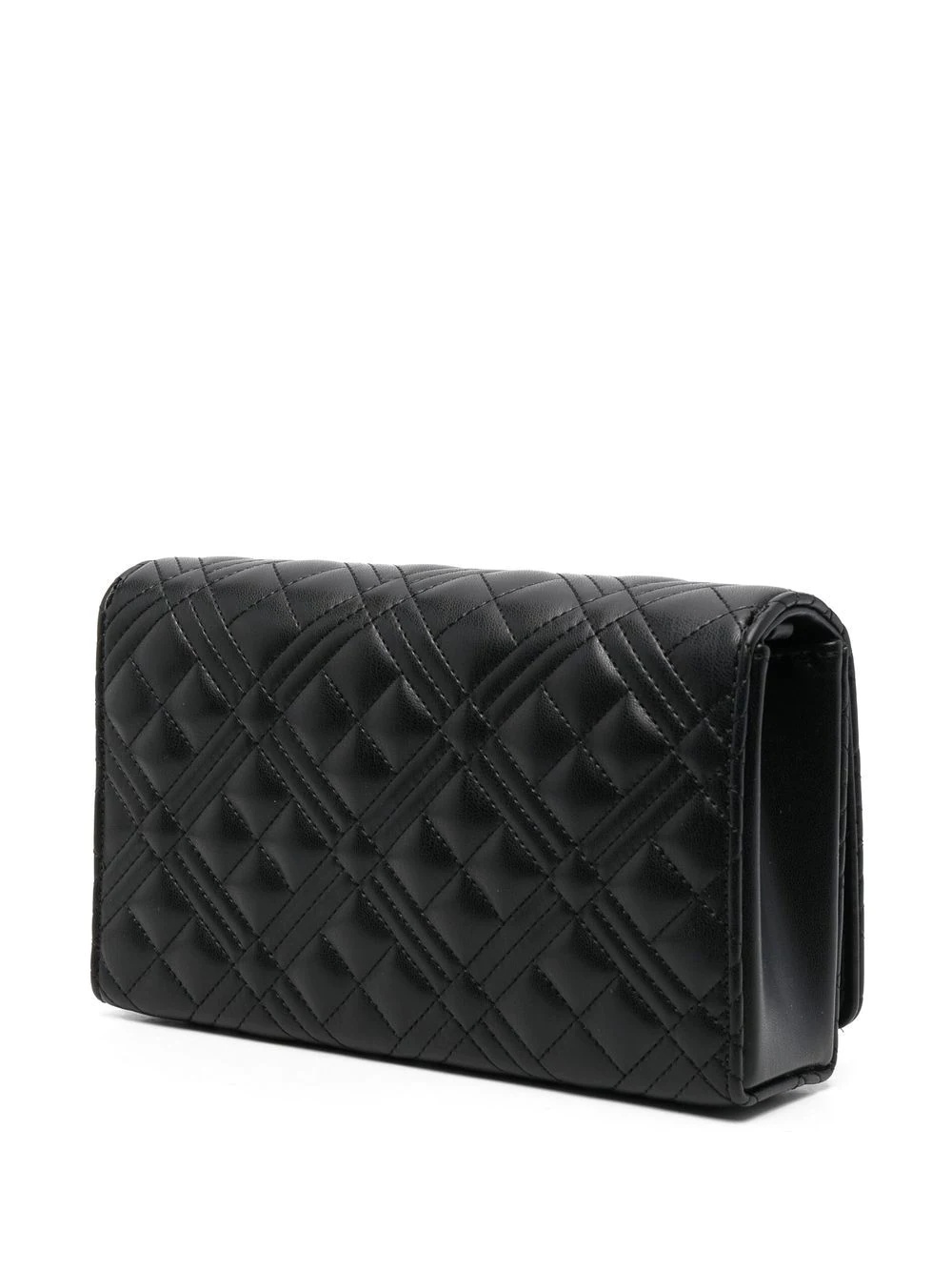 quilted-finish crossbody bag - 3