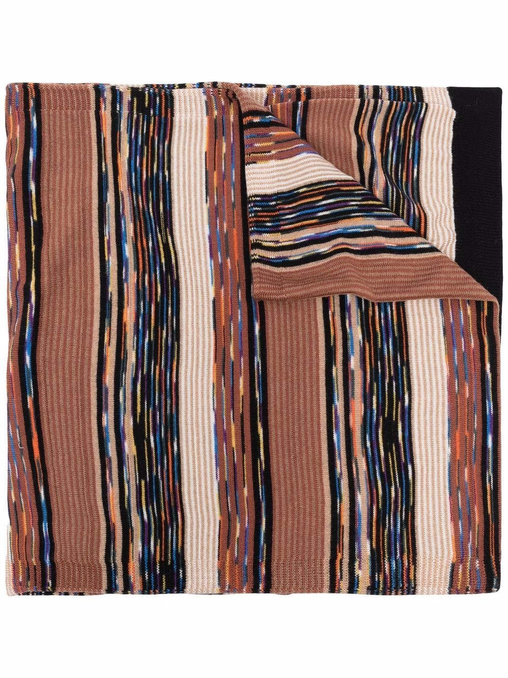 intarsia stripe scarf - 1