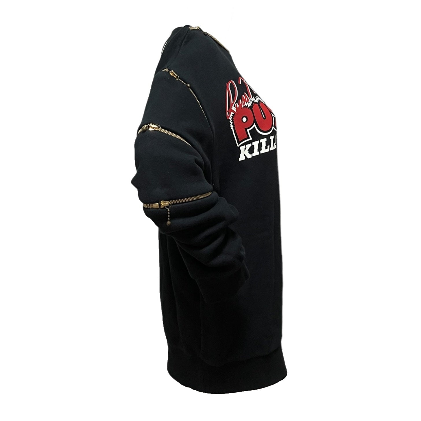 GUCCI Fall Winter 2018 Pussycat Zip Detail Sweatshirt - 3