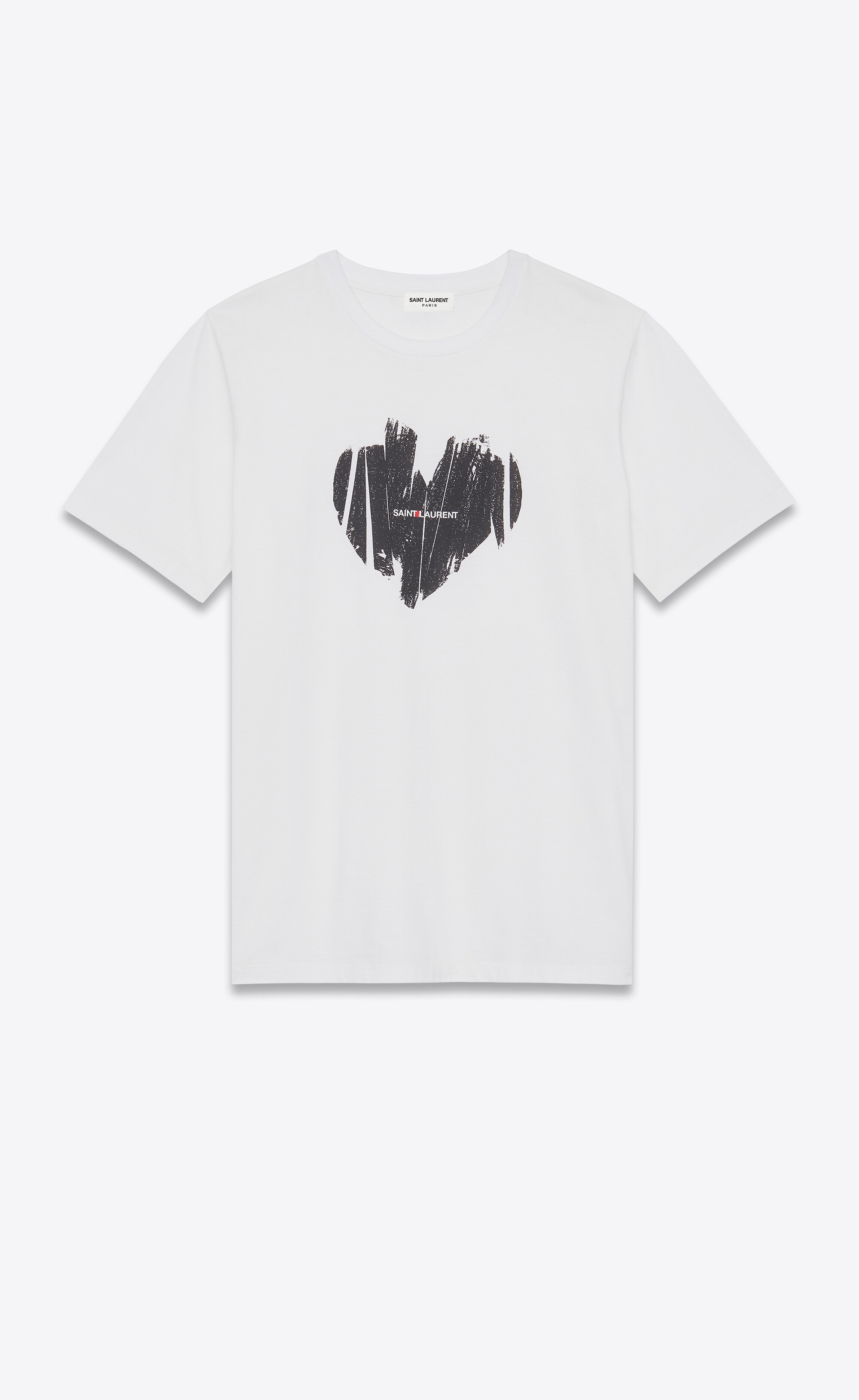 "saint laurent heart" t-shirt - 1
