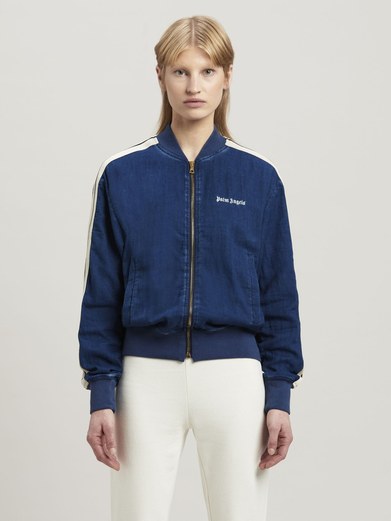 Chambray Track Bomber Jacket 3