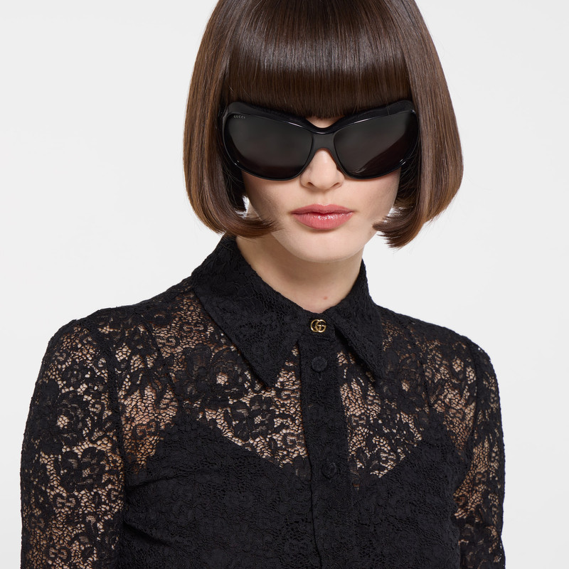 GG flower stretch lace shirt 3