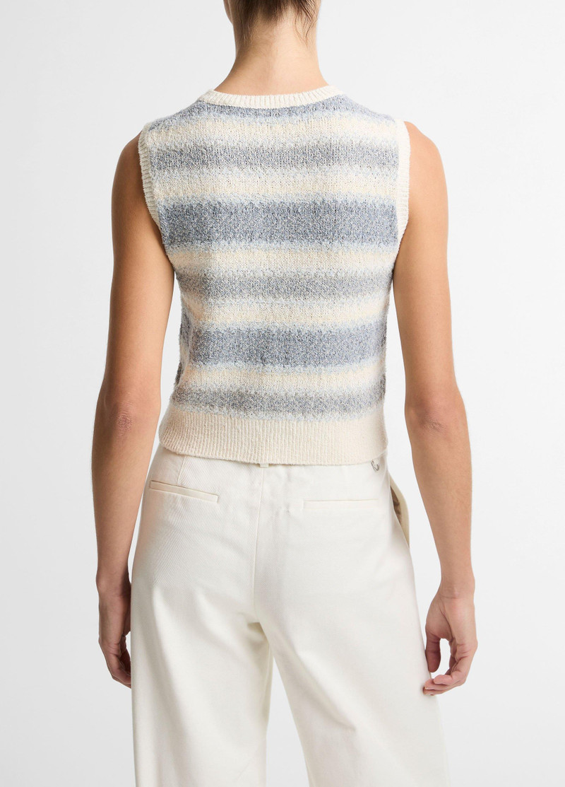 Vince Summer Fair Isle Silk-Blend Sweater Vest outlook