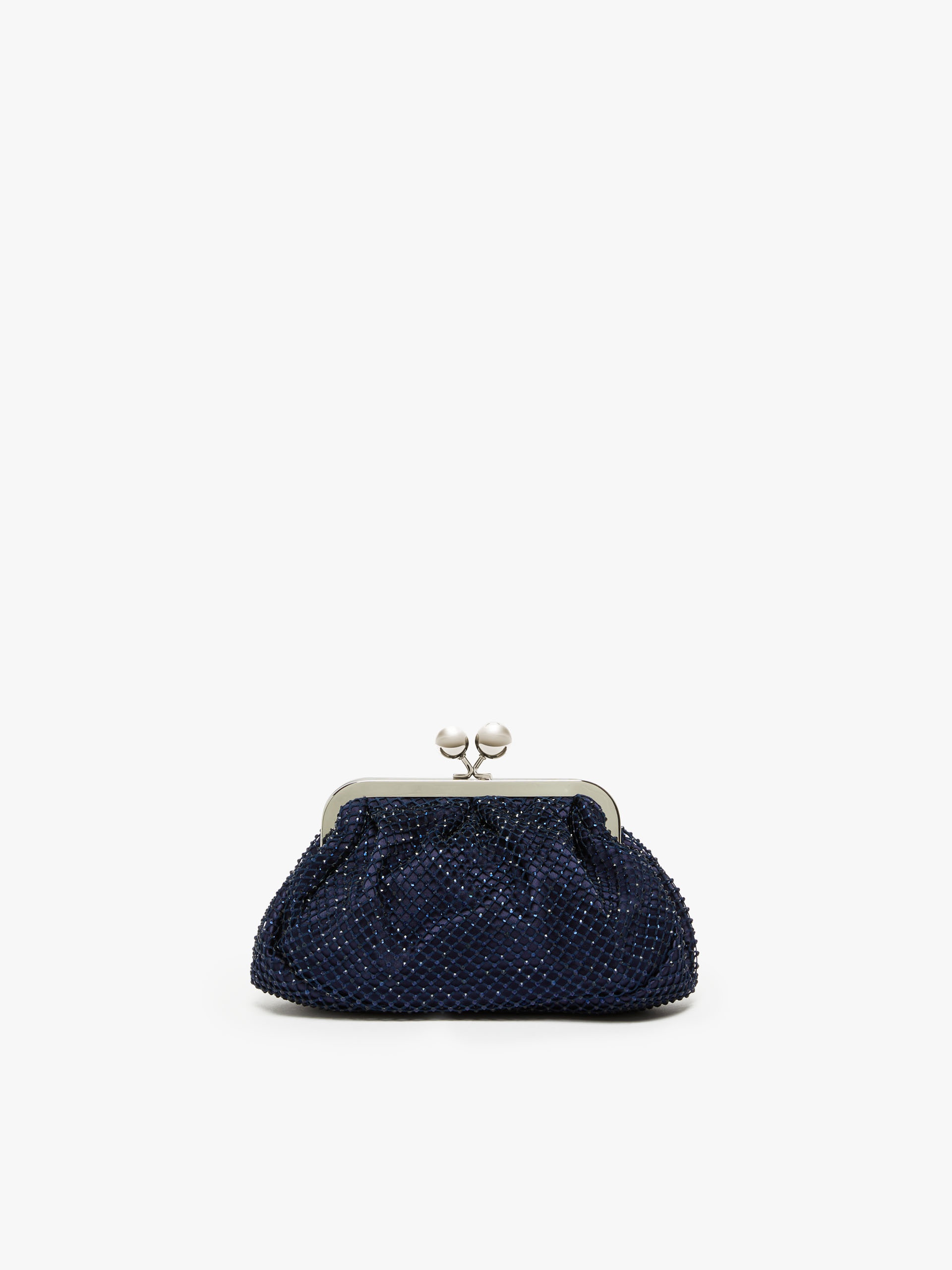 EDITA Small Pasticcino Bag in mesh and rhinestones - 3