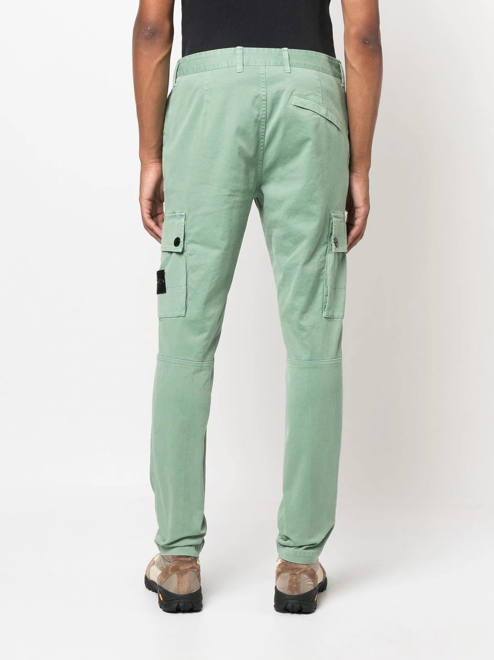 Compass-patch cargo trousers - 4