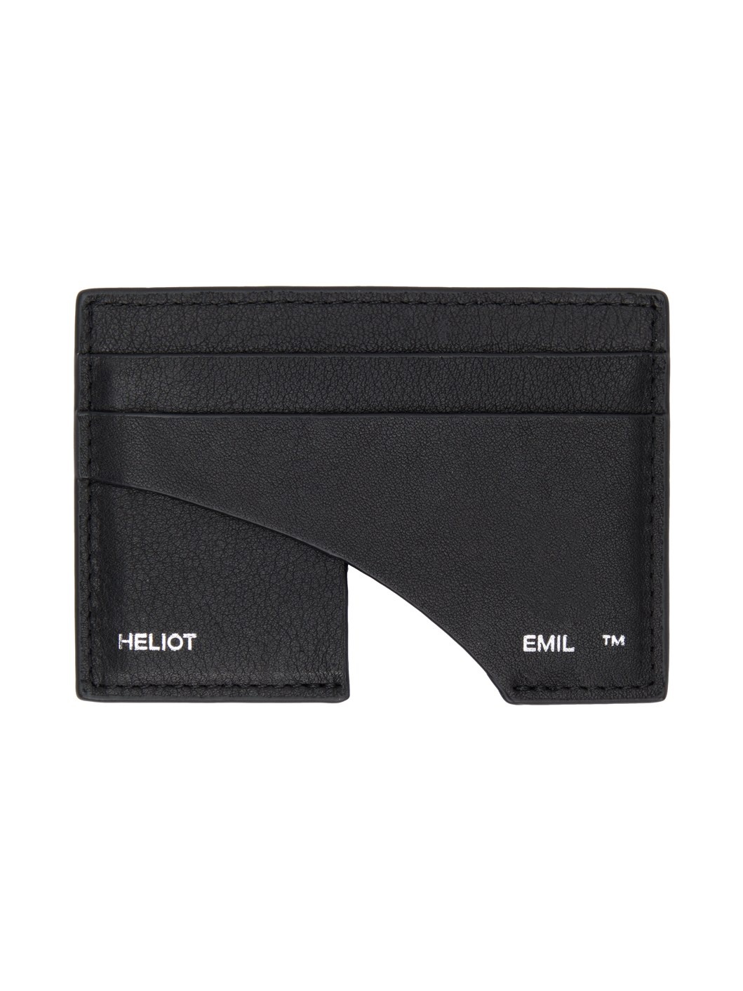 Black Leather Card Holder - 1