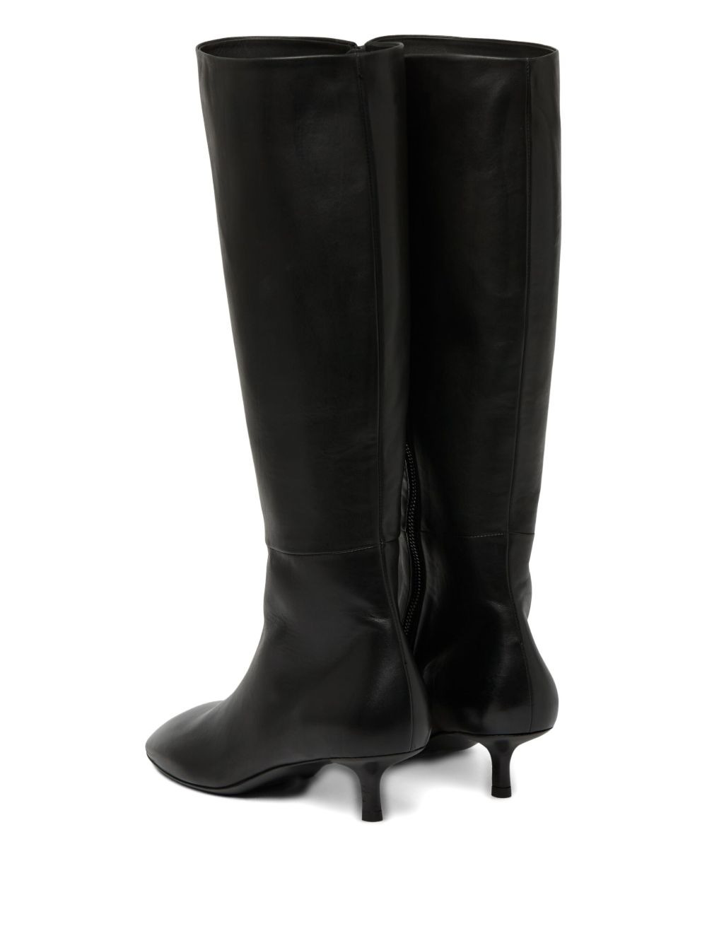 Spilla kitten-heel leather boots - 3