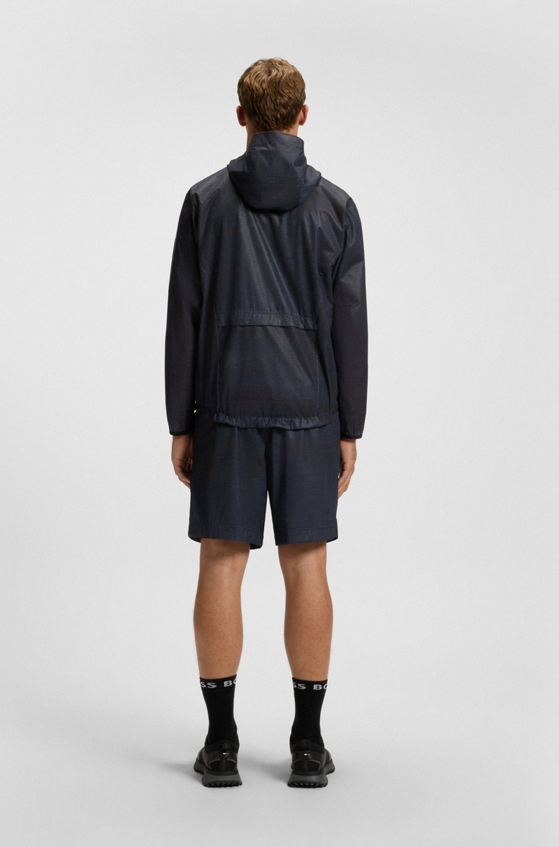 HOODED PARKA JACKET WITH ALL-OVER PRINT 4
