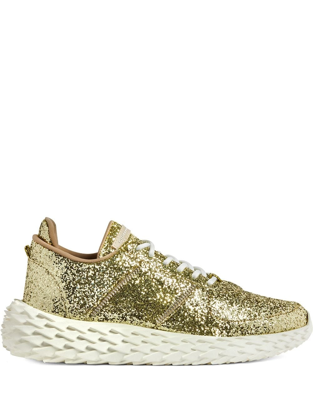 Urchin platinum glitter sneakers - 1