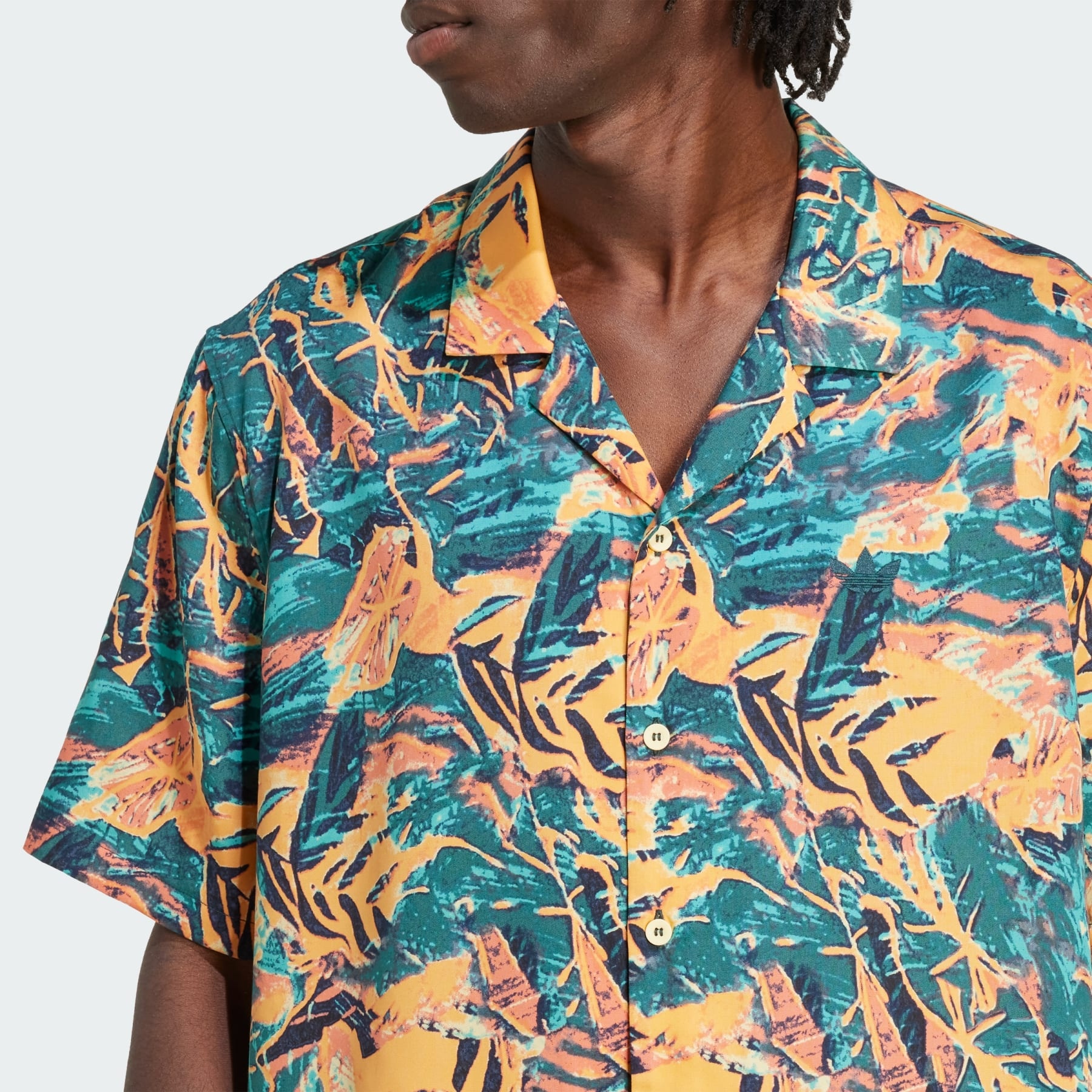adidas Originals Archive Floral Resort Shirt - 5
