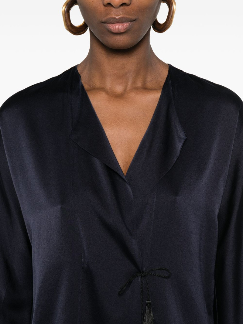 tassel V-neck top 5