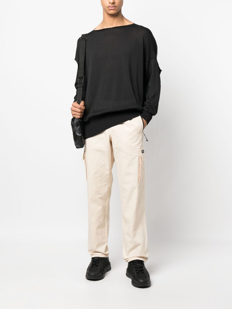 adidas cargo pockets straight-leg trousers outlook