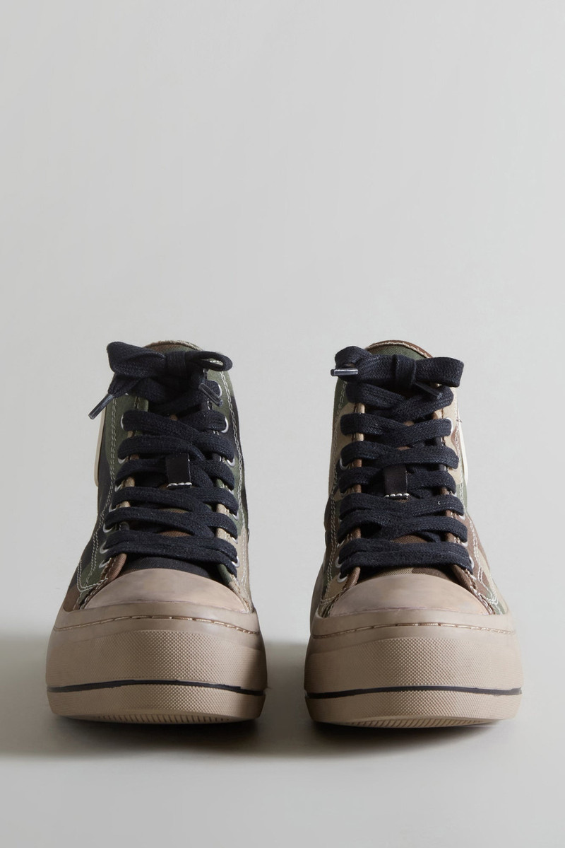 KURT HIGH TOP SNEAKER- CAMO & BROWN 2