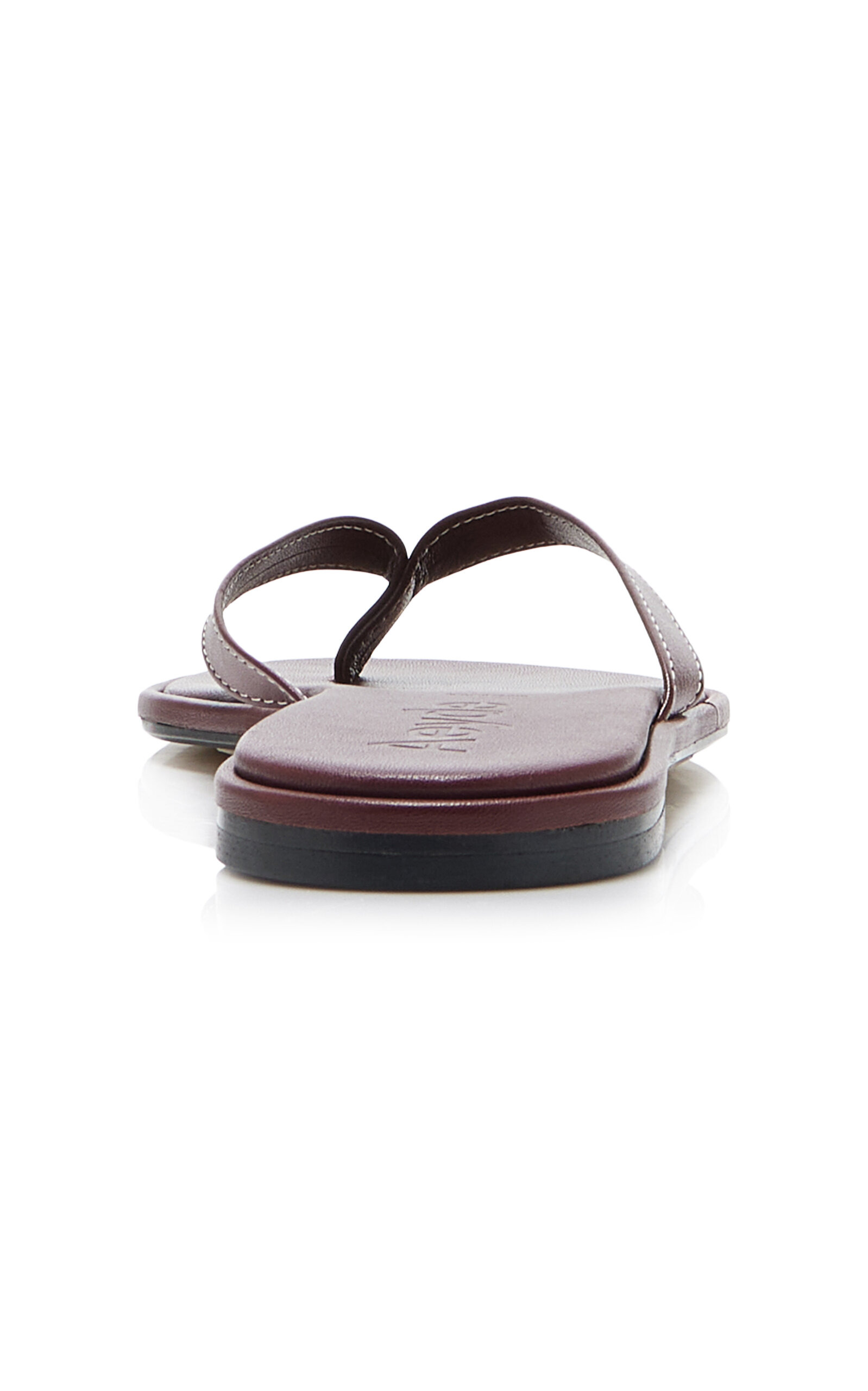 Melody Leather Sandals burgundy - 5