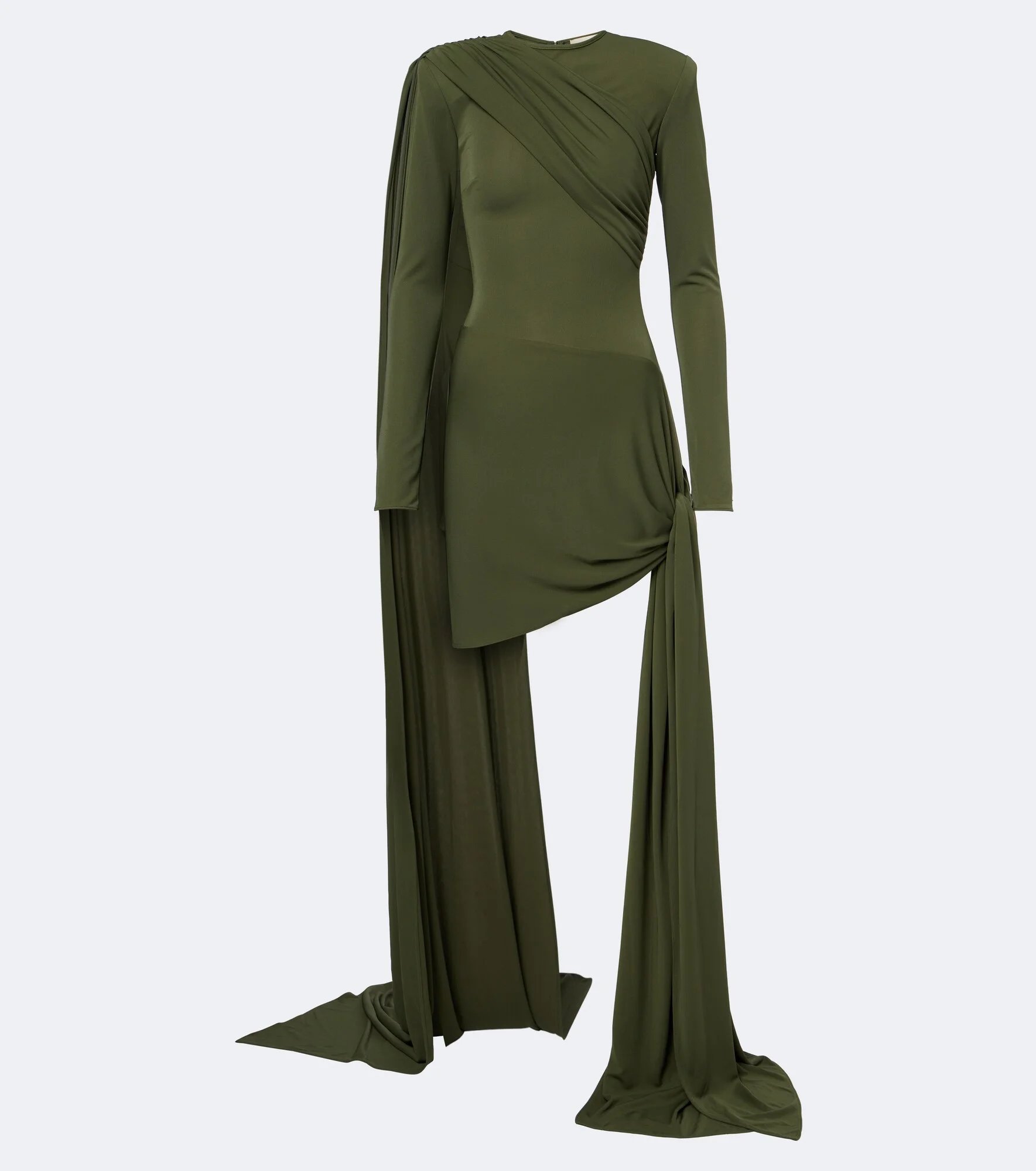 Draped gathered minidress - 1