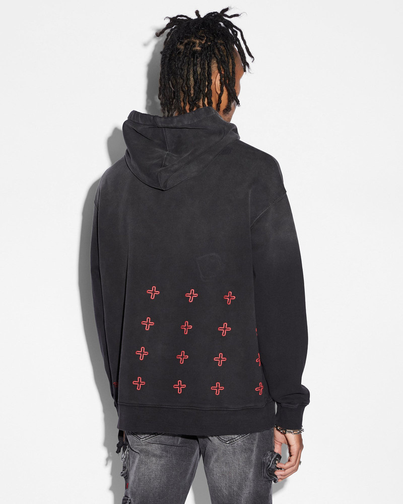 999 JUICE WRLD BIGGIE HOODIE JET BLACK FADE 3