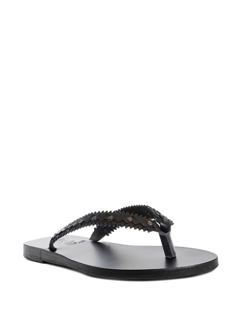ANCIENT GREEK SANDALS studded leather sandals outlook