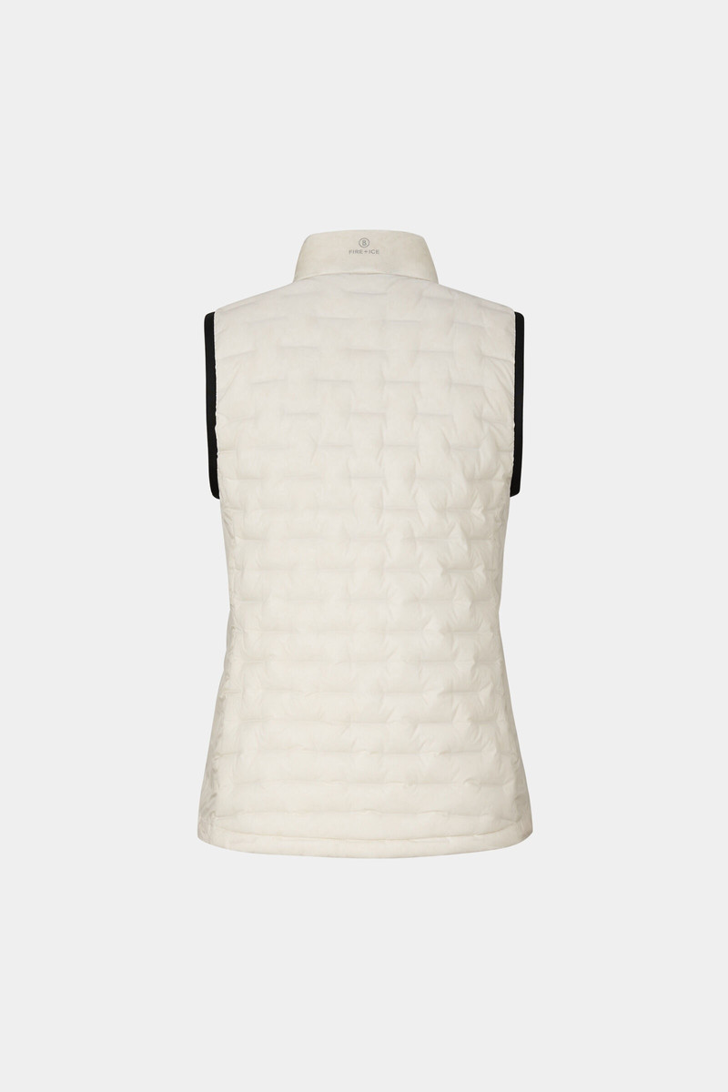 Fenja Lightweight down vest in Off-white 9