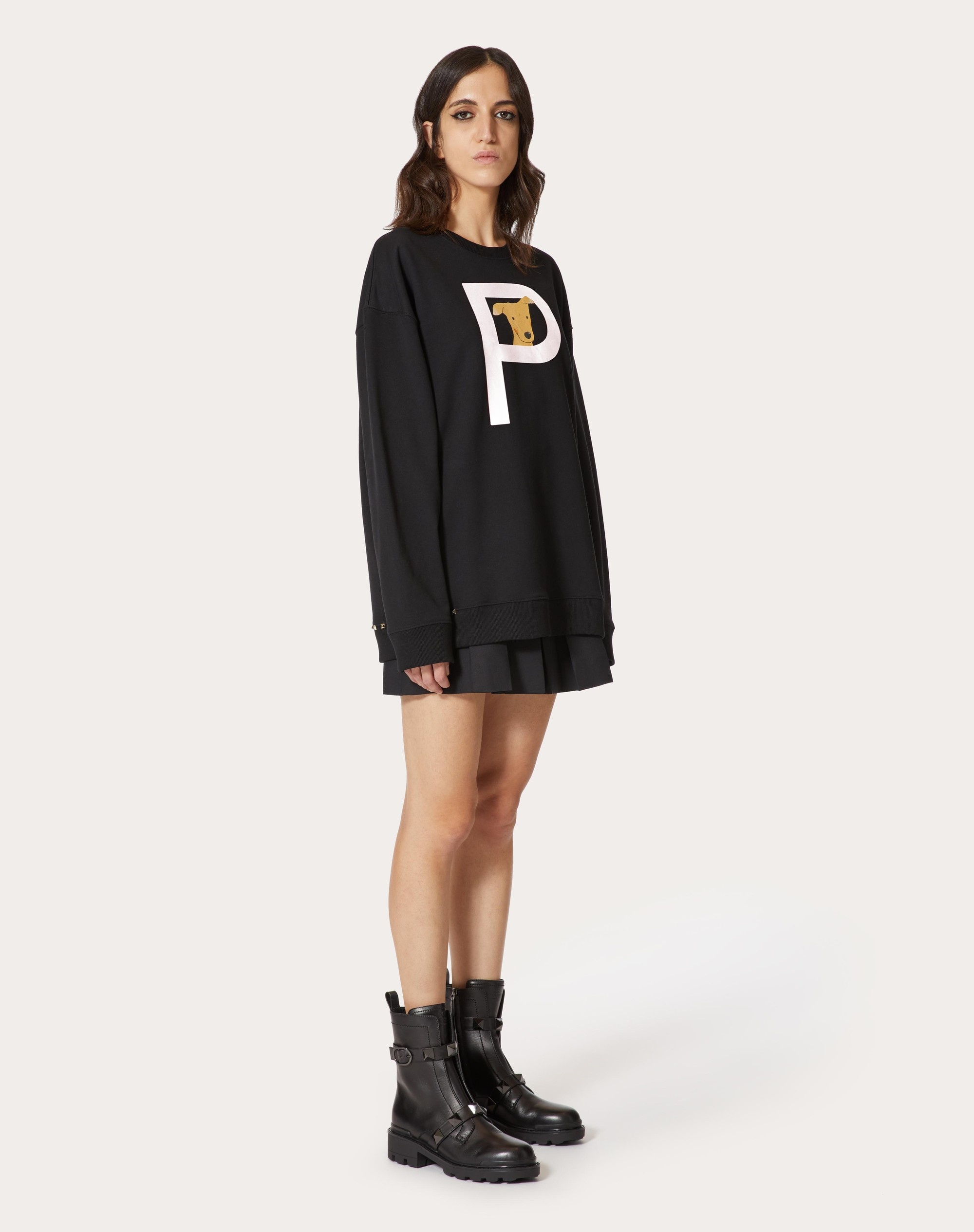 VALENTINO GARAVANI ROCKSTUD PET CUSTOMISABLE UNISEX CREWNECK SWEATSHIRT - 2
