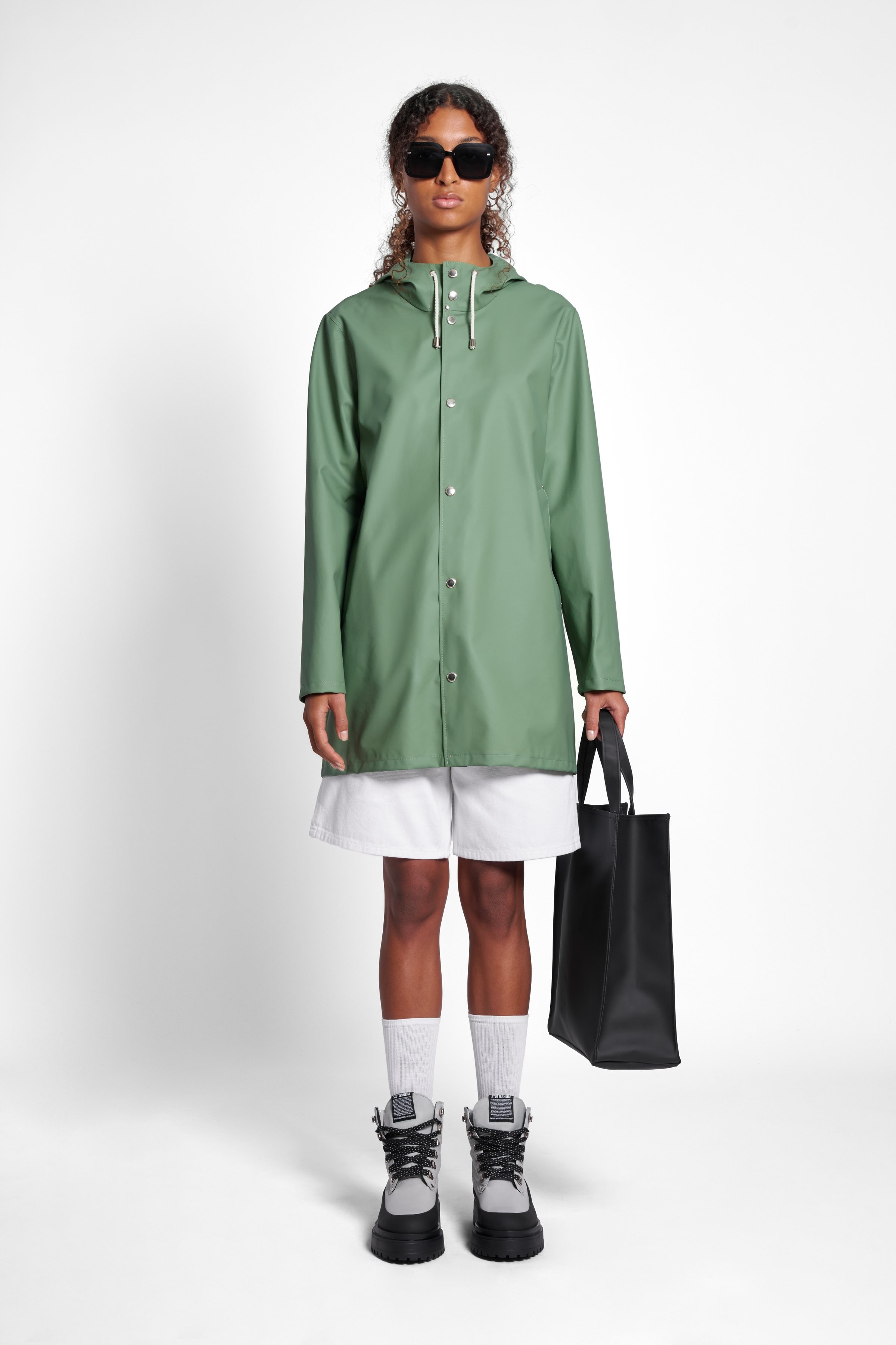 Stockholm Lightweight Raincoat Loden Green - 2
