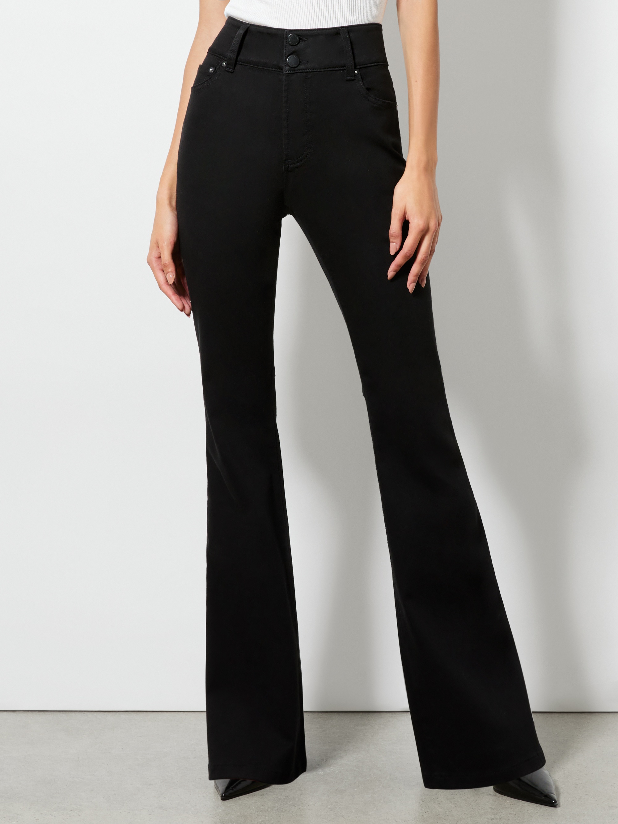 STACEY MID RISE BELL JEAN - 2