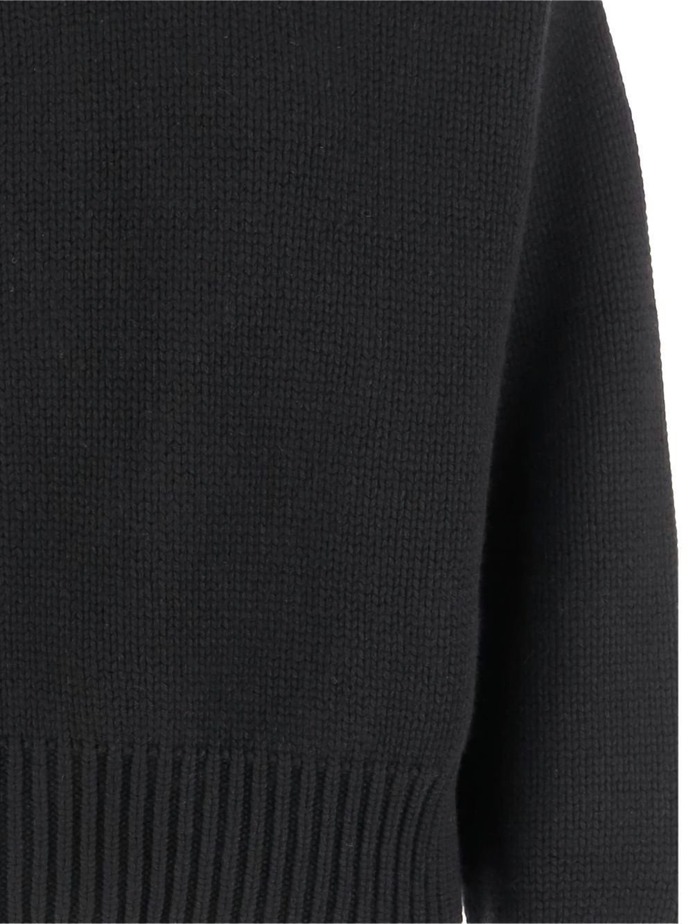 turtleneck open-back sweater - 3