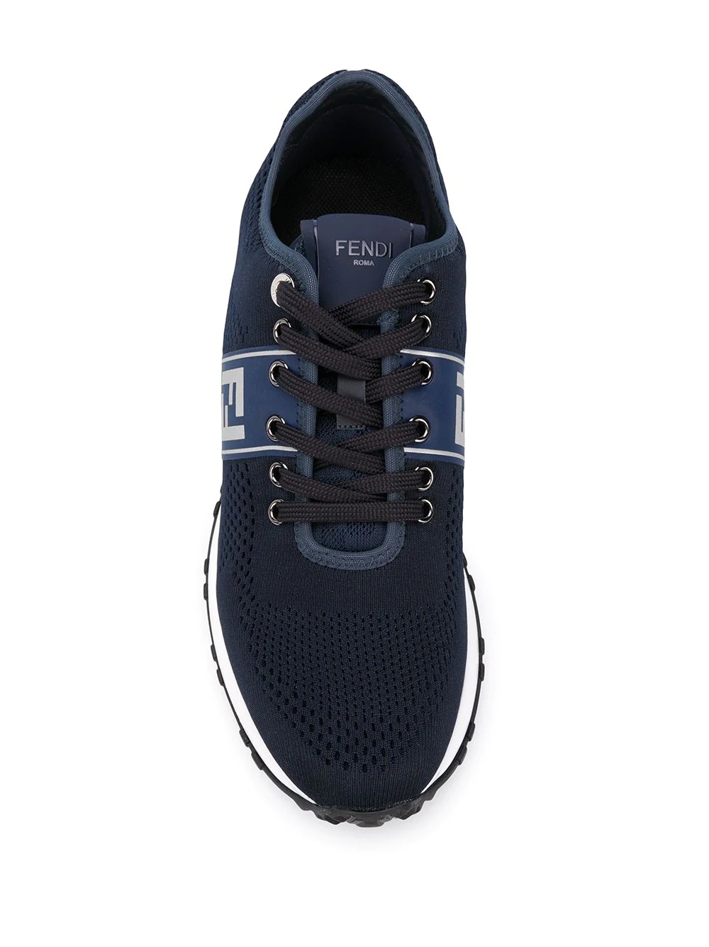 mesh FF motif sneakers - 4