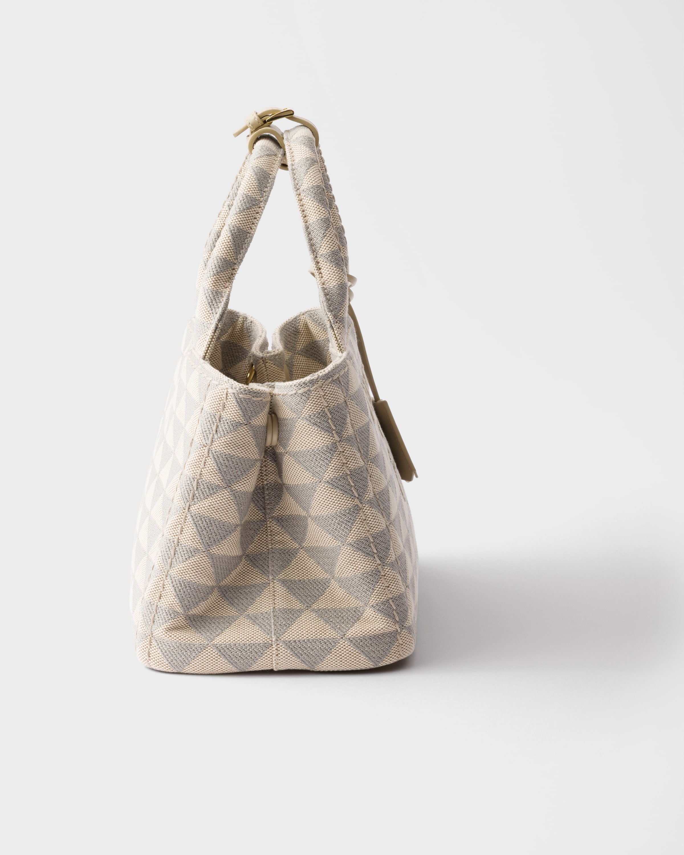 Small embroidered fabric handbag - 5