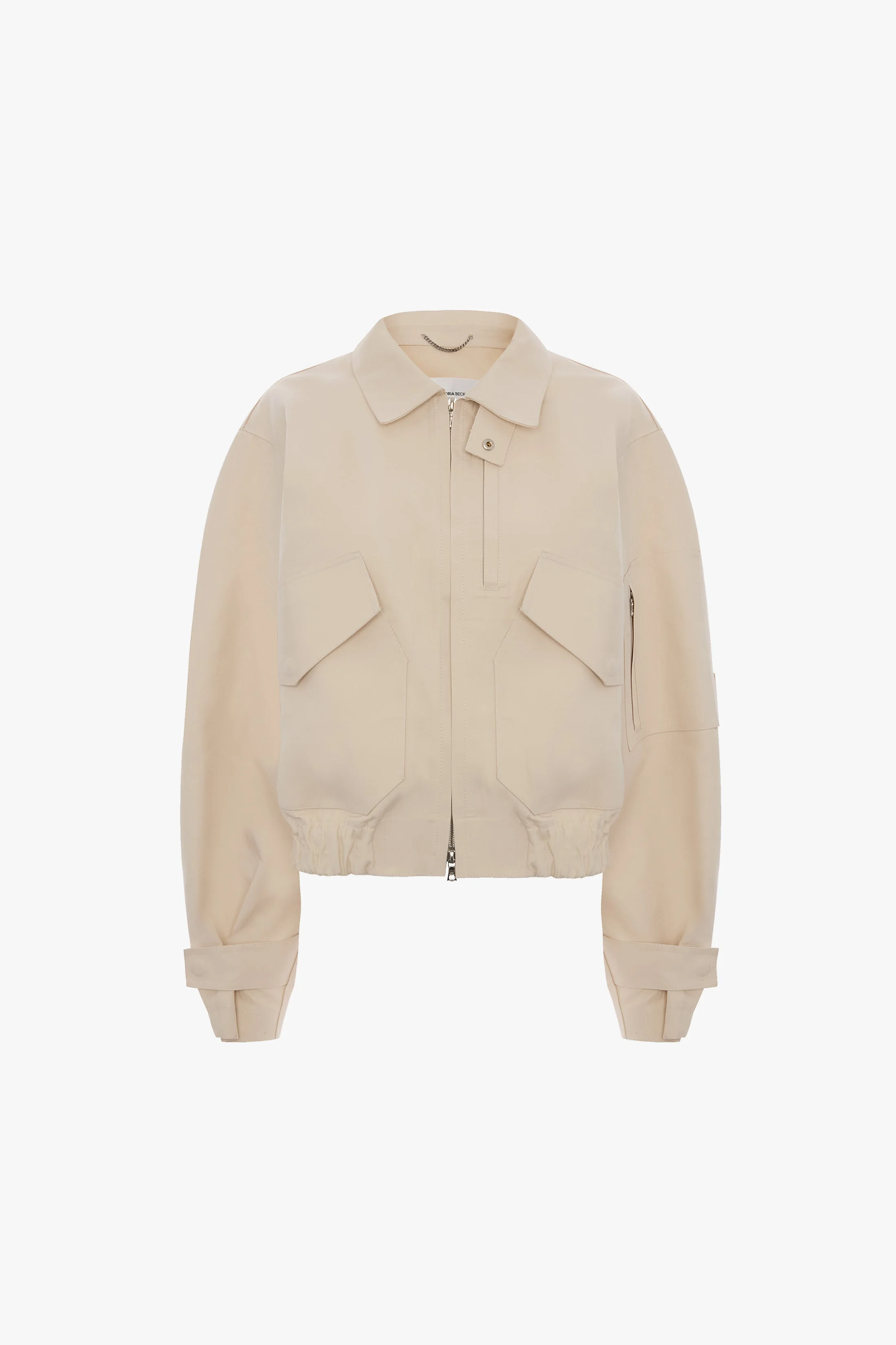 Victoria Beckham X Mackintosh Bomber Jacket In Putty - 1
