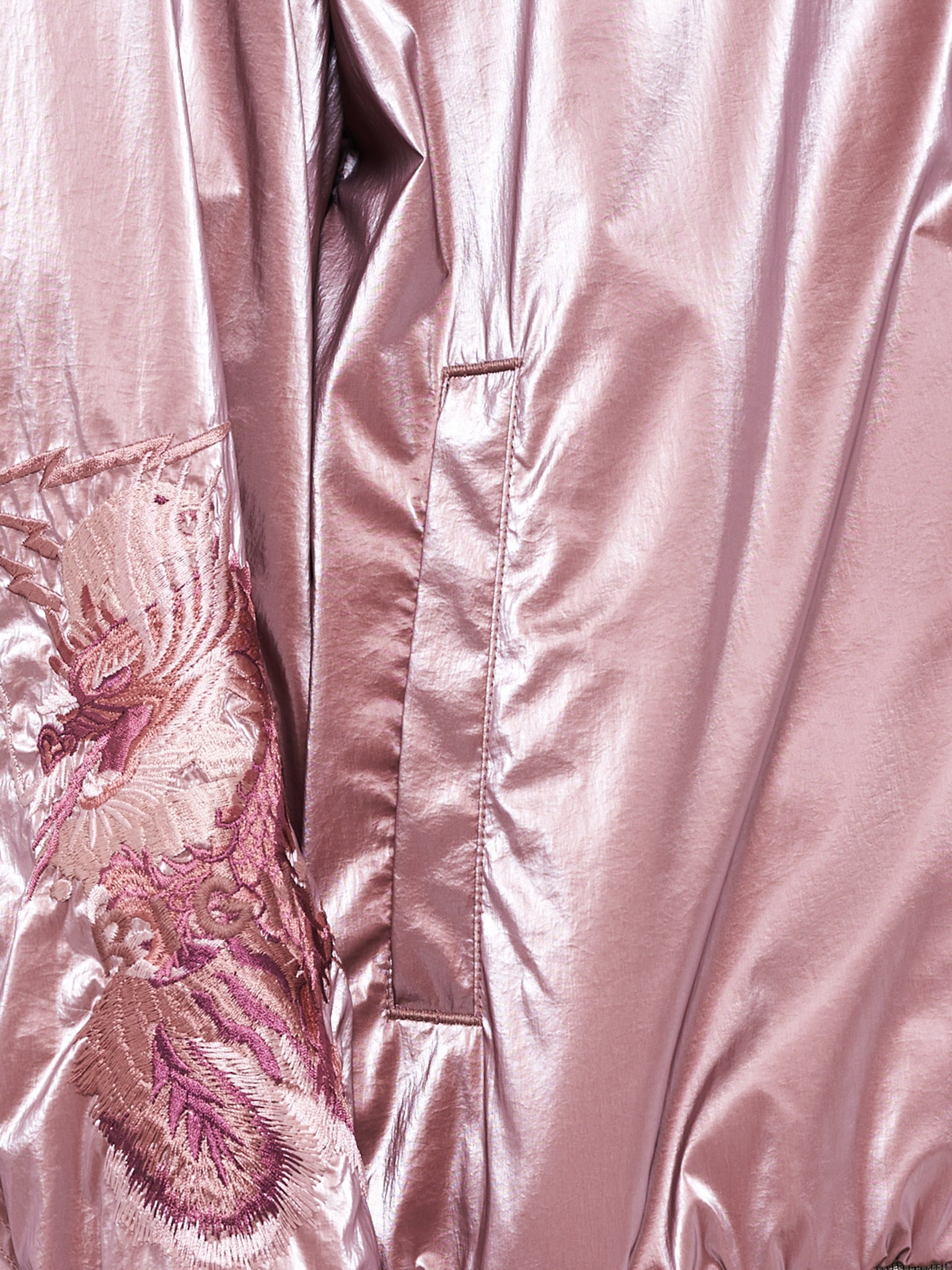 Gradation Chaos Embroidery Blouson Jacket - 4