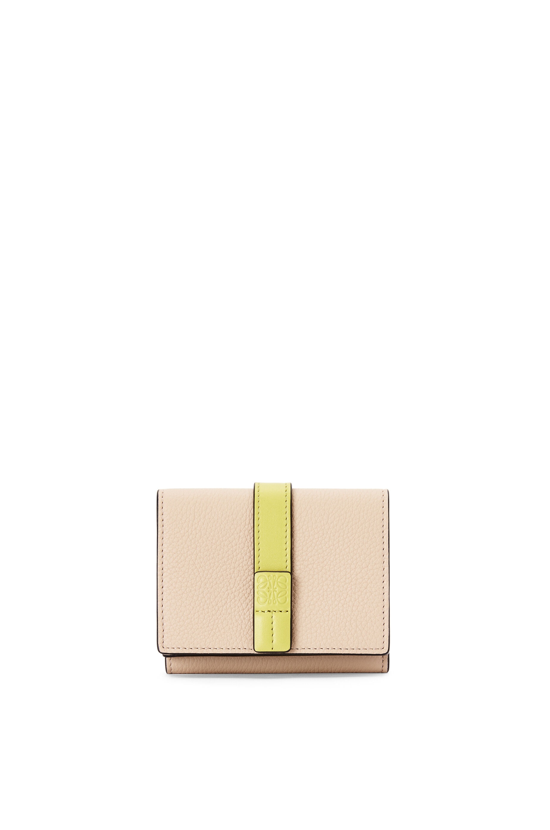 Trifold wallet in soft grained calfskin - 1