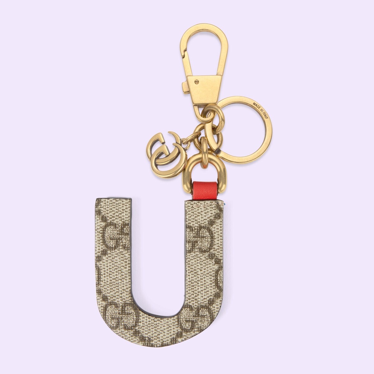 Letter U keychain - 2