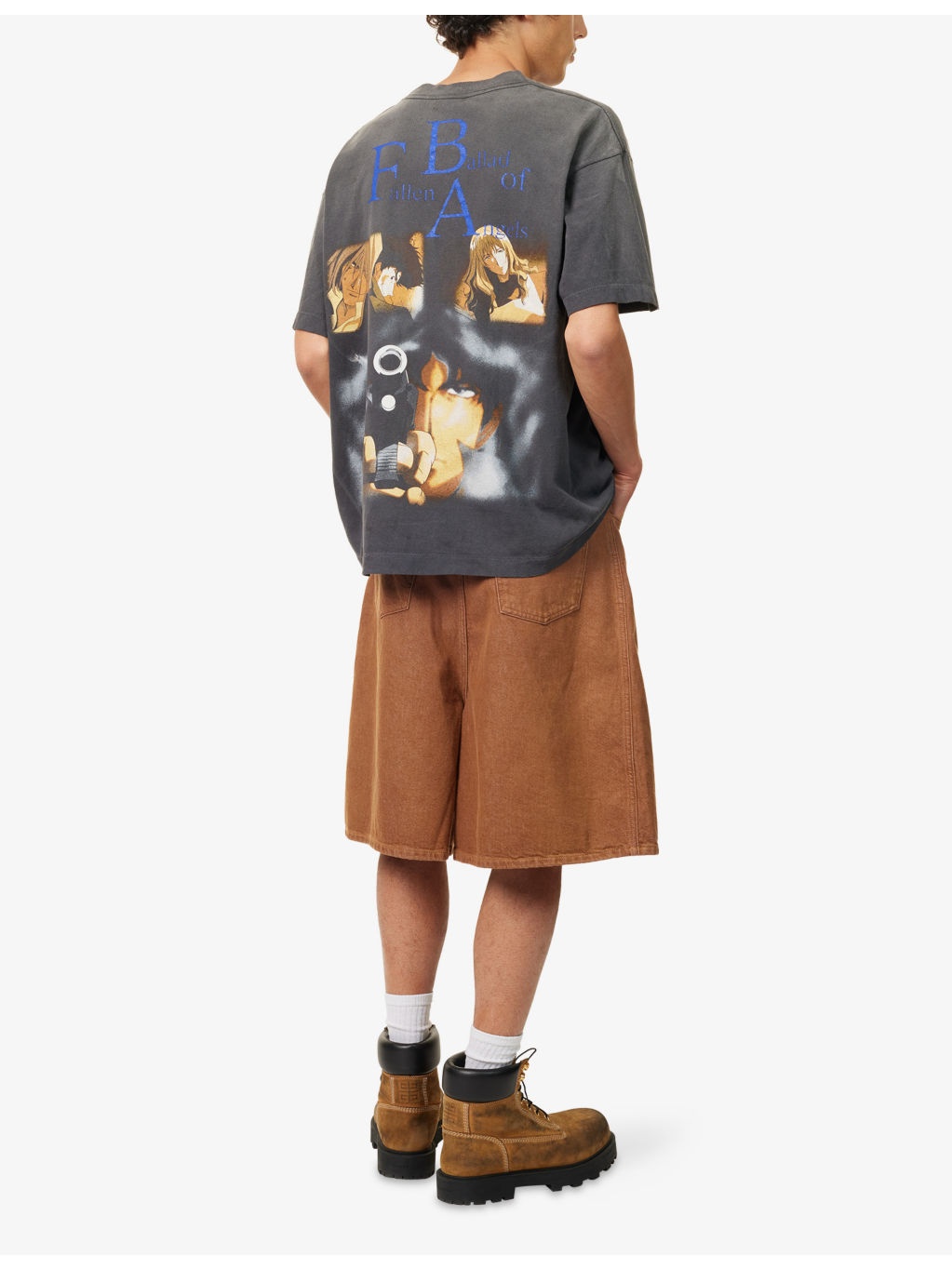 Cowboy Beb Graphic-Print Crewneck Cotton T-Shirt - 2