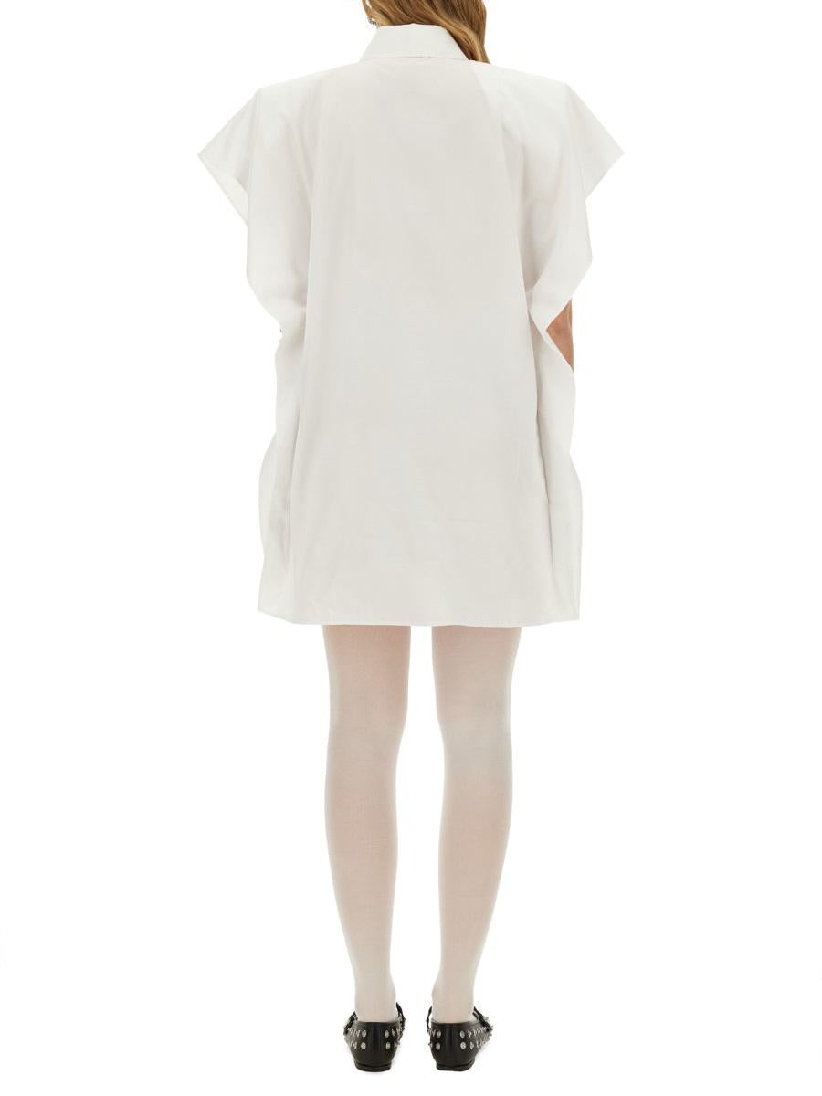 ワンピース STELLA MCCARTNEY COTTON POPLIN DRESS STELLA MCCARTNEY Oversized organic cotton-poplin mini shirt