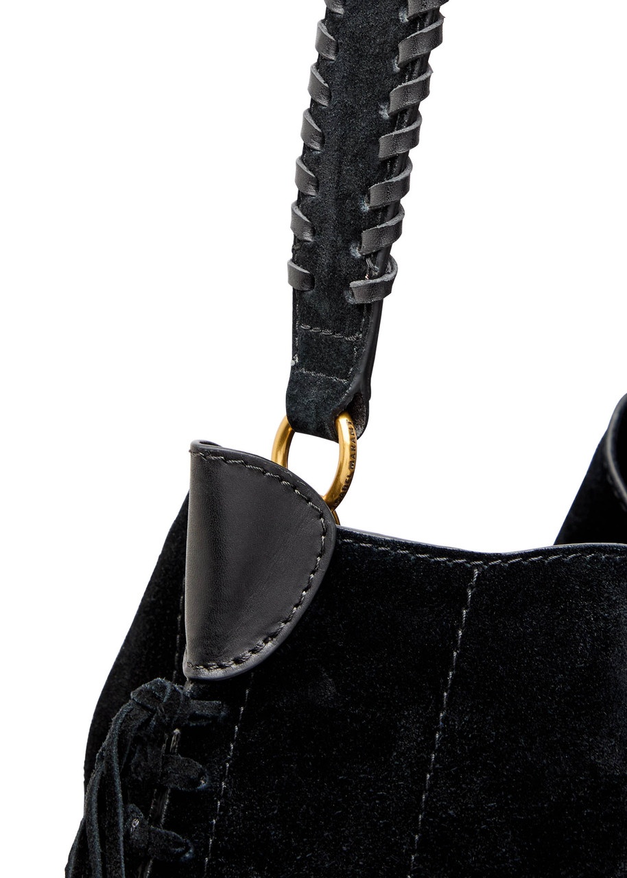 Isabel Marant Oskan Hobo Fringed Suede Shoulder bag - 3