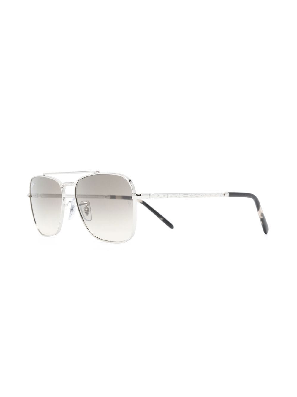 rectangular aviator sunglasses - 2