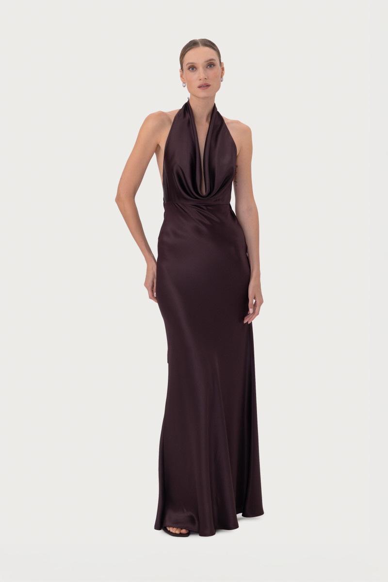 SAU LEE PEARL SATIN GOWN outlook