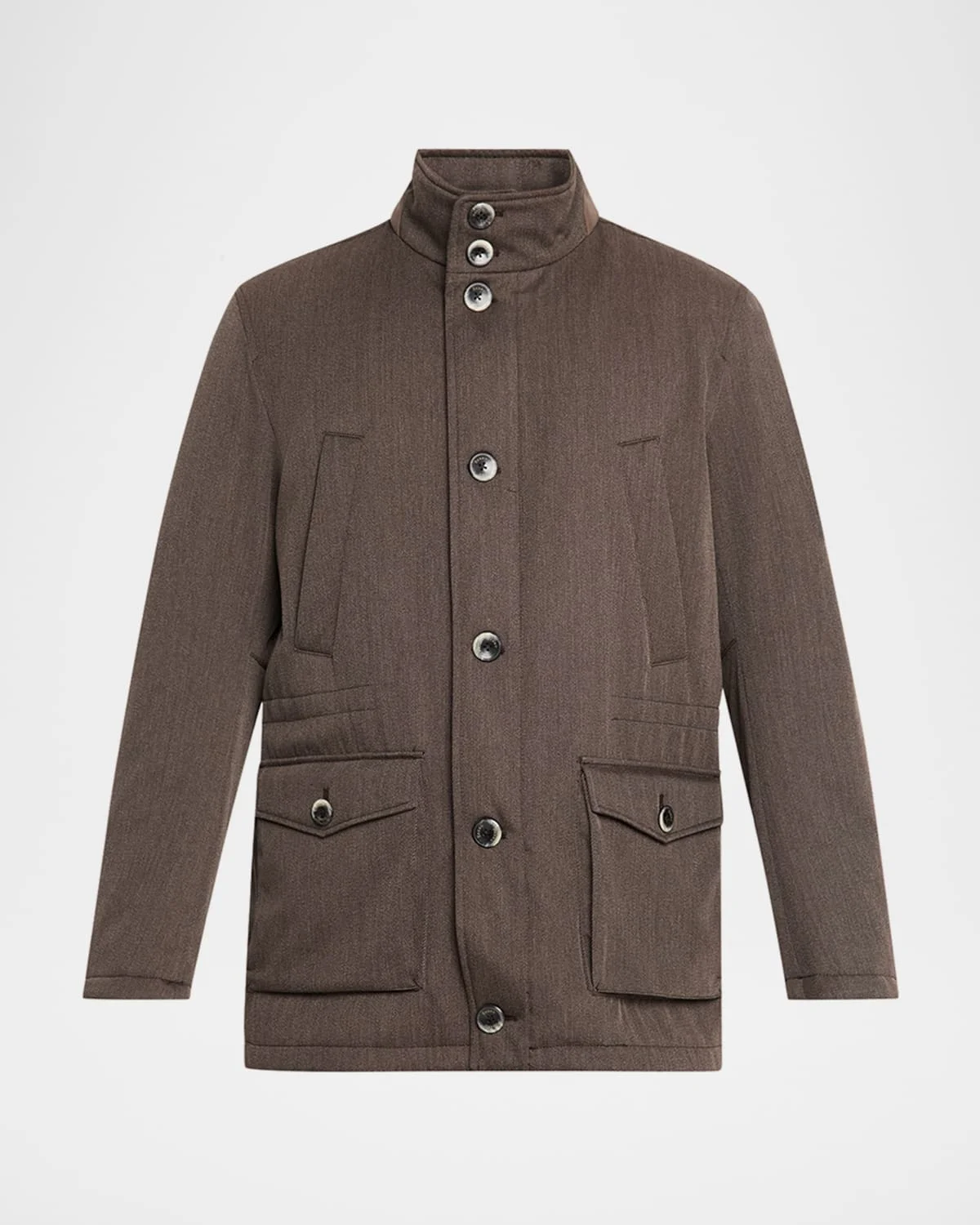 Men's Virgin Wool Field Jacket - 1