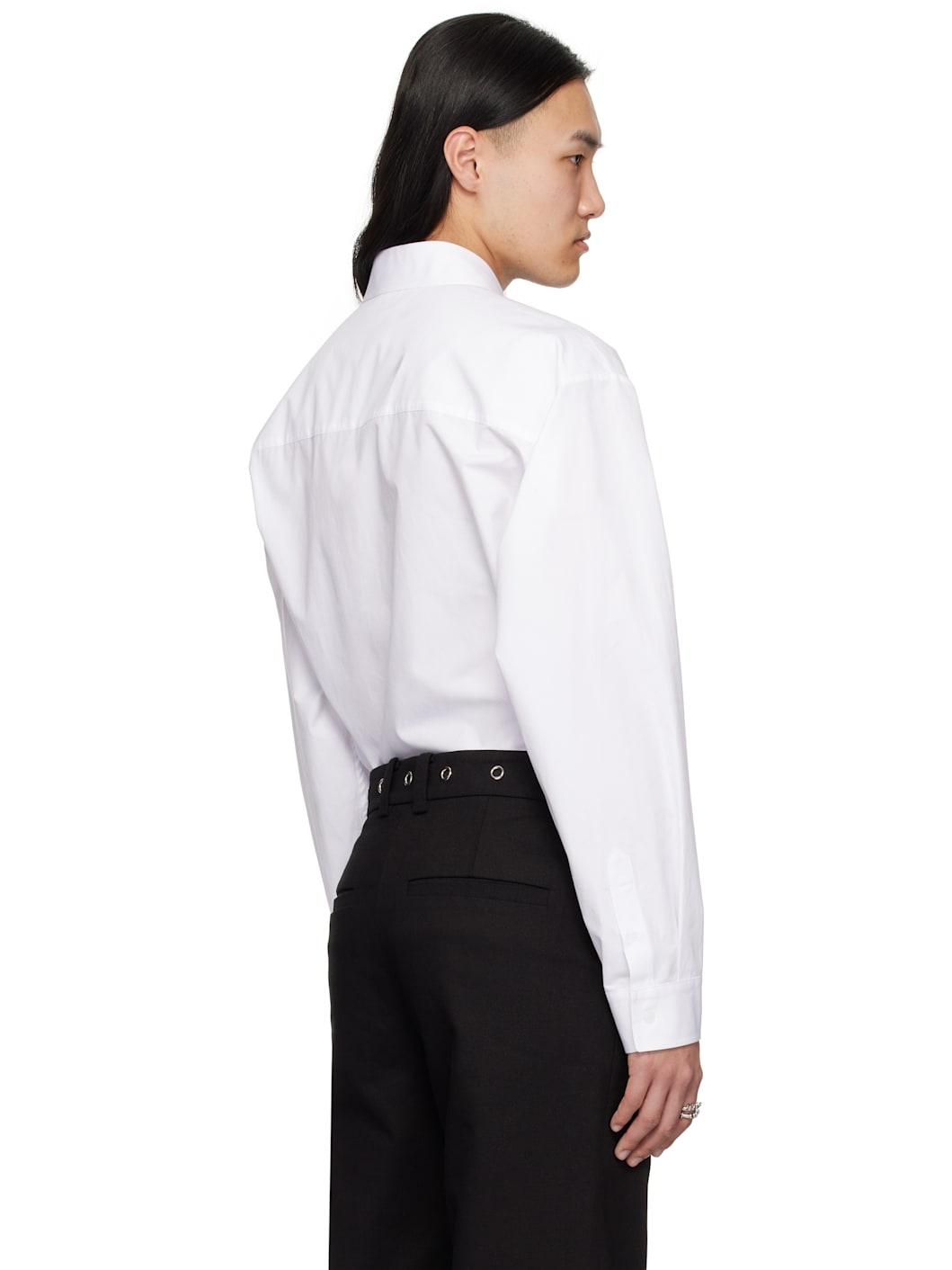 White Necktie Shirt - 3