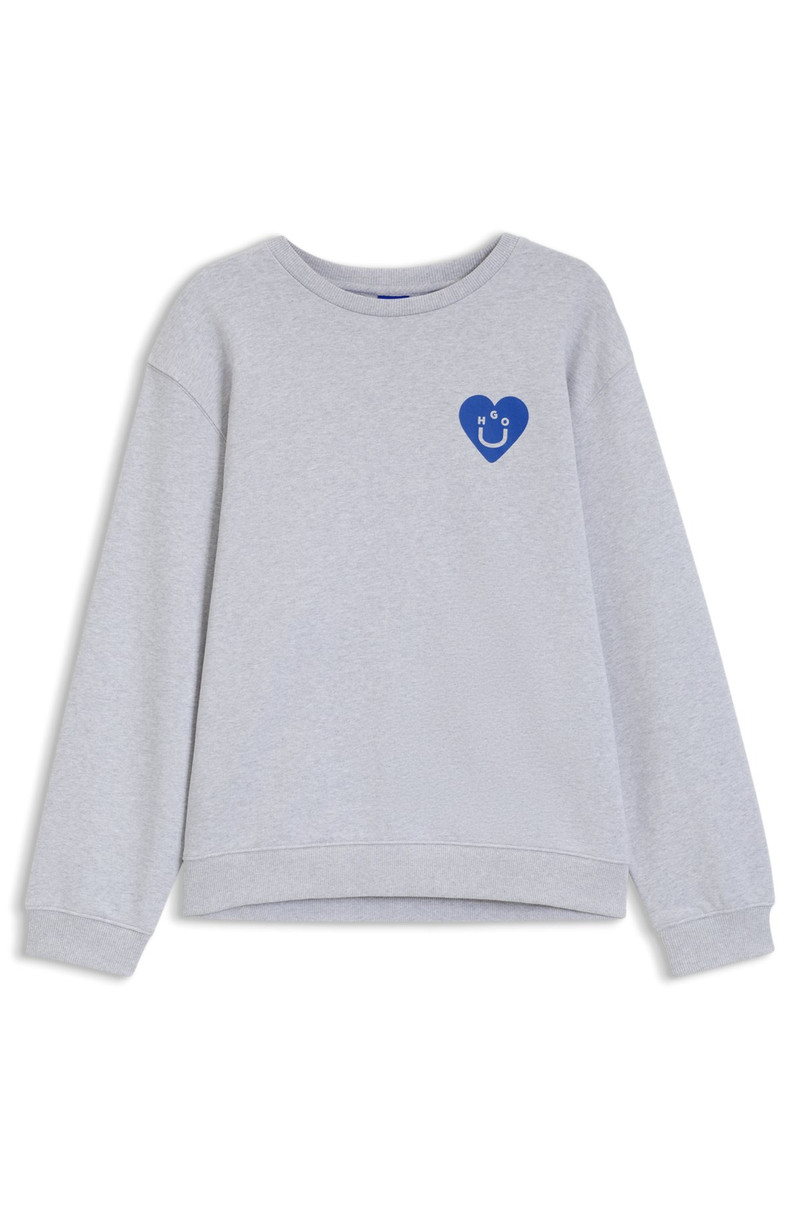 ALL-GENDER SWEATSHIRT WITH HAPPY HUGO ARTWORK 1