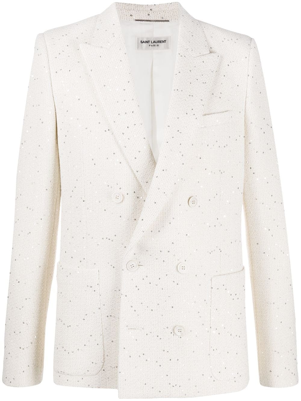 double-breasted tailored blazer - 1