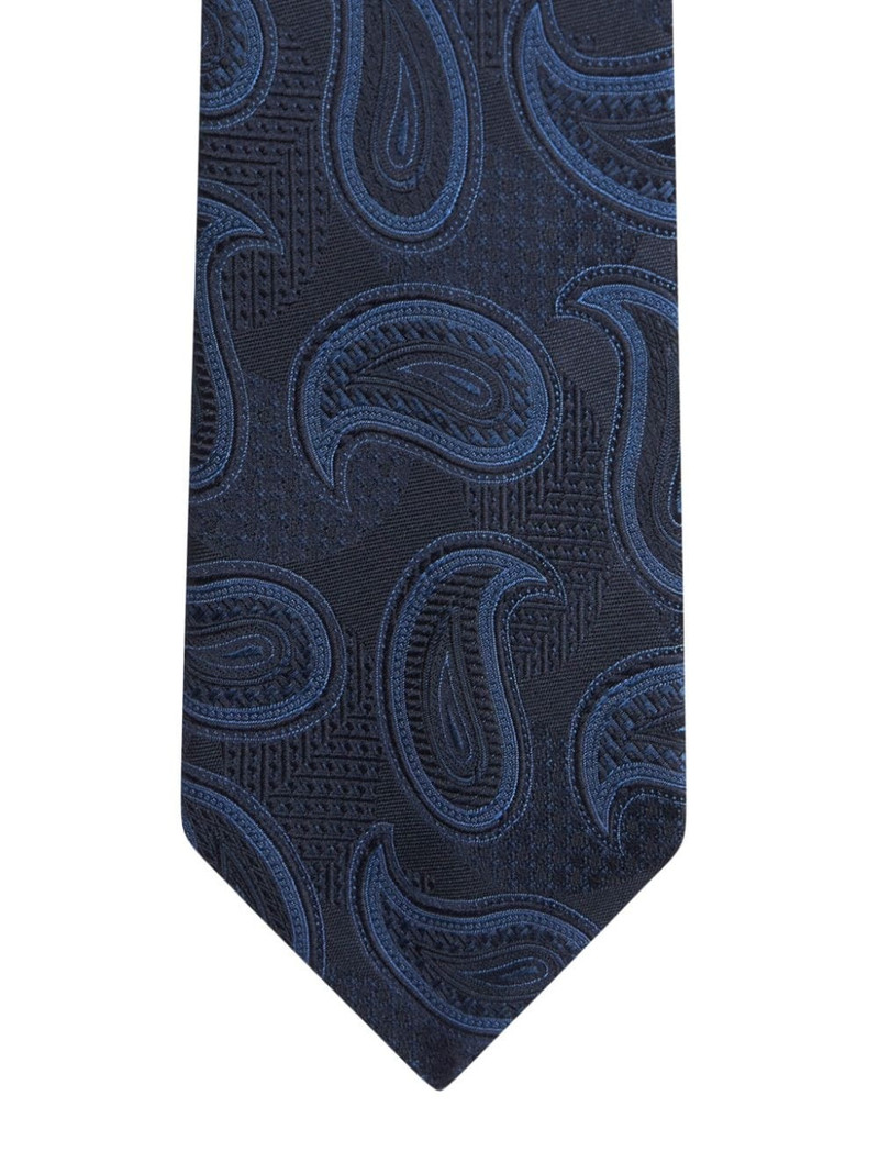 Etro paisley-jacquard silk tie outlook