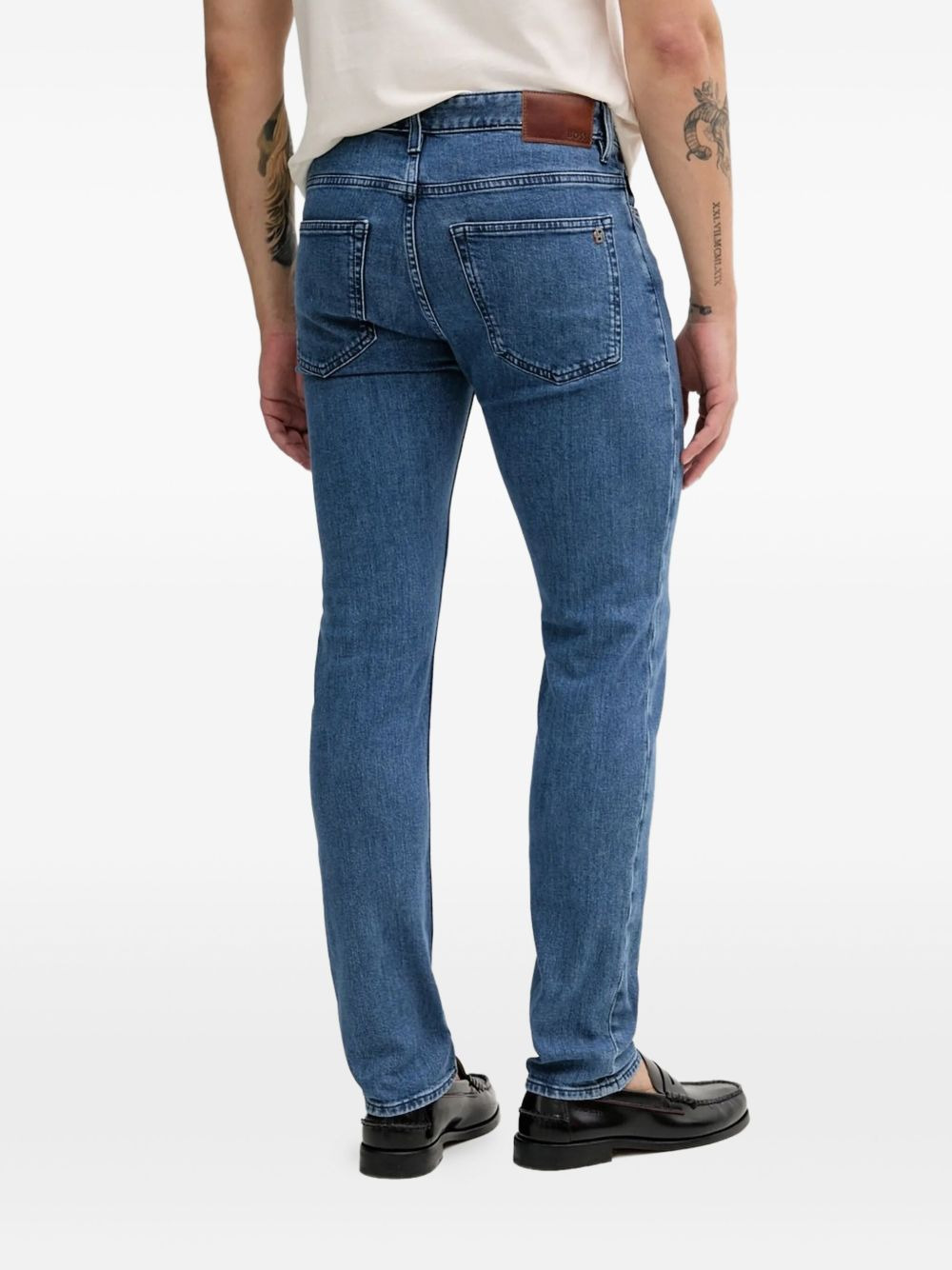 logo-patch jeans - 2
