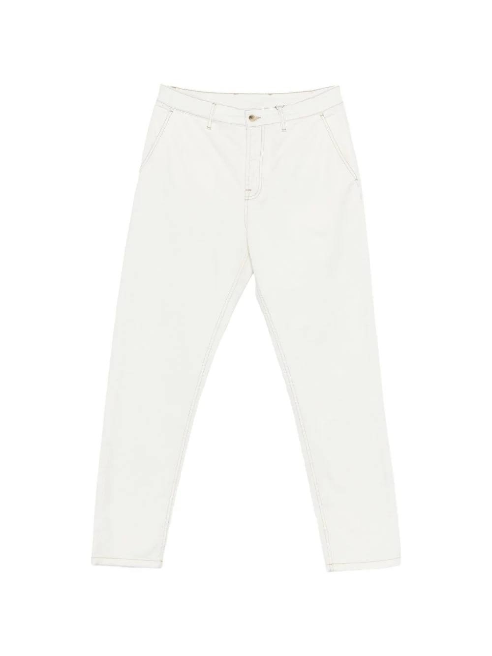 contrast-trim trousers - 1