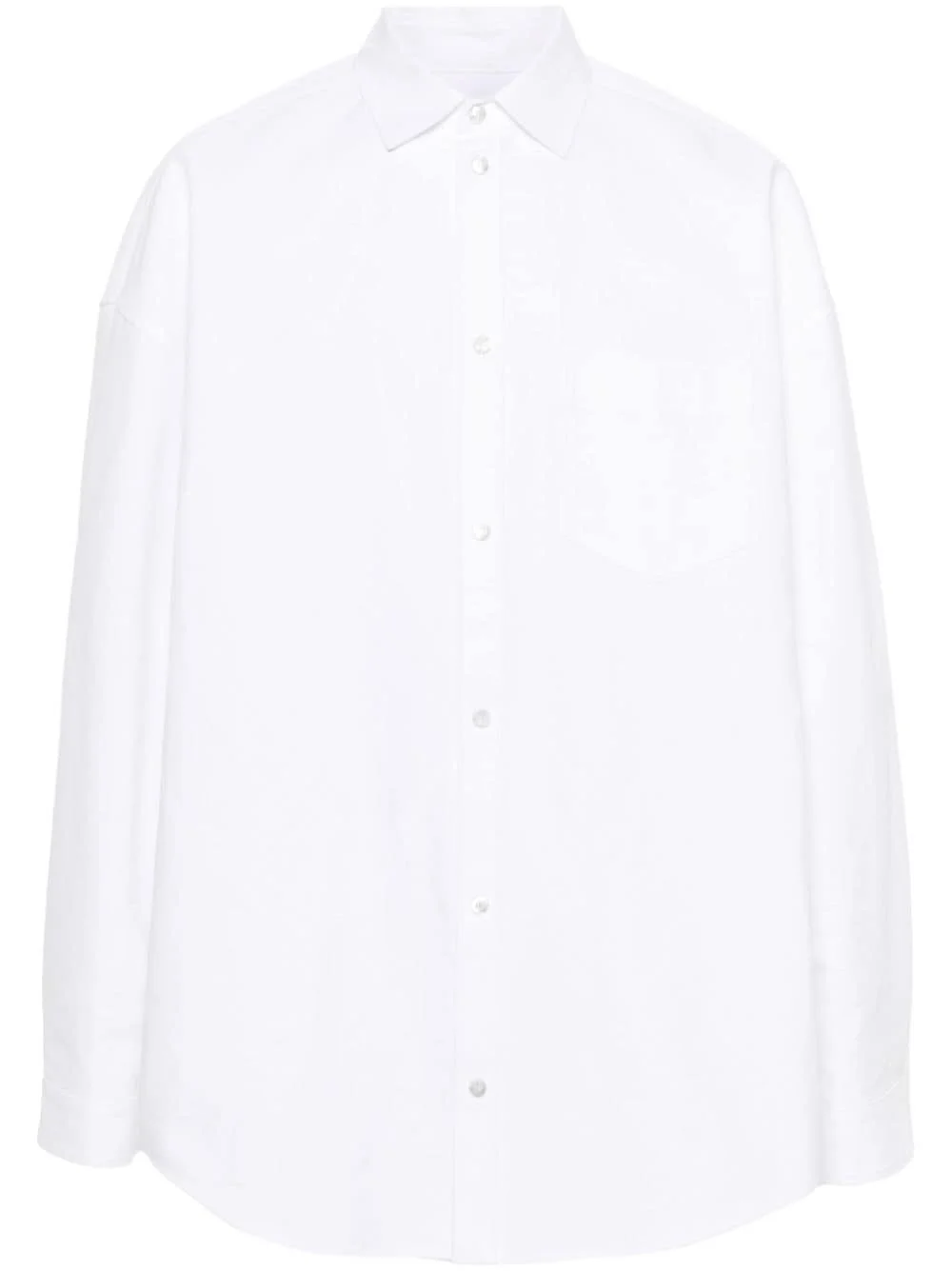 Balenciaga Women Oversized Cotton Shirt - 1