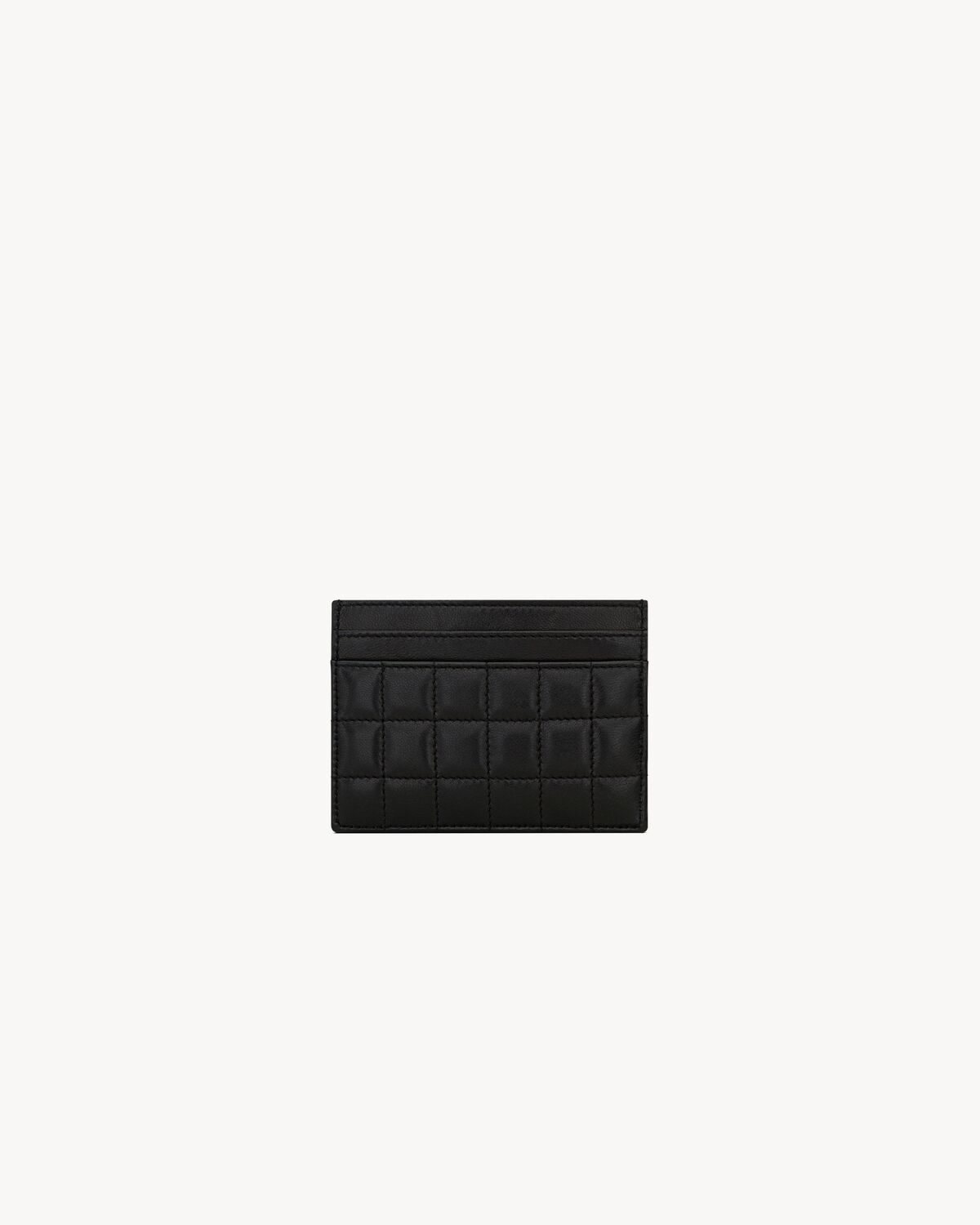 CASSANDRE MATELASSÉ CARRÉ CARD CASE IN LAMBSKIN - 2