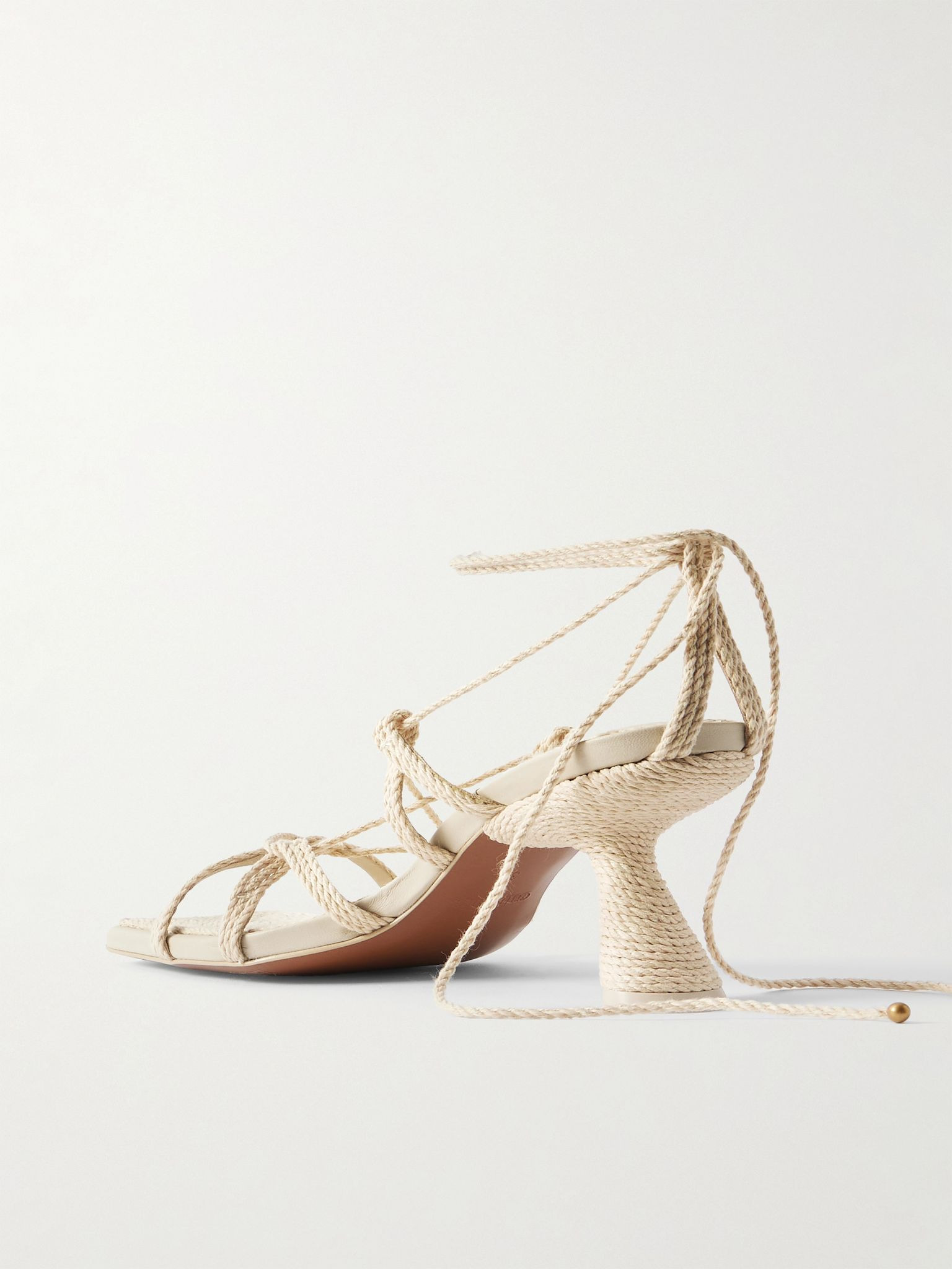 Raisa raffia sandals Neutral - 3