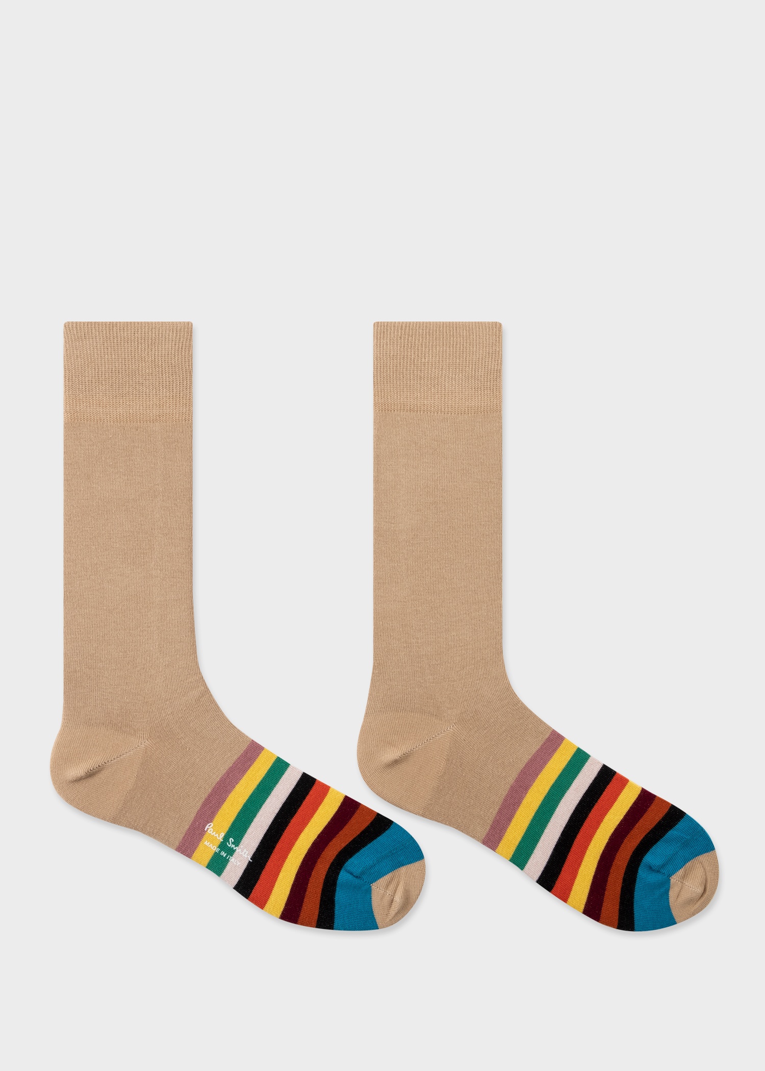 Camel 'Signature Stripe' Socks - 2