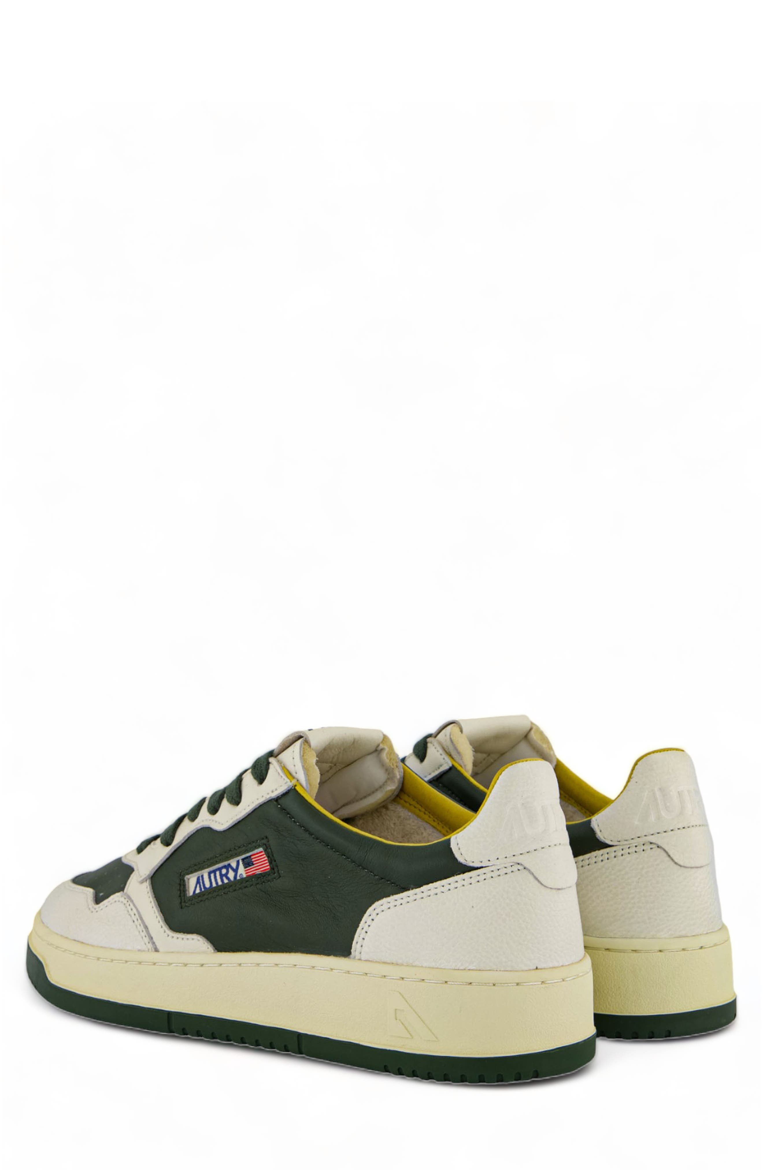 AUTRY Medalist Low Sneaker in Dollar/Leather Green at Nordstrom - 2